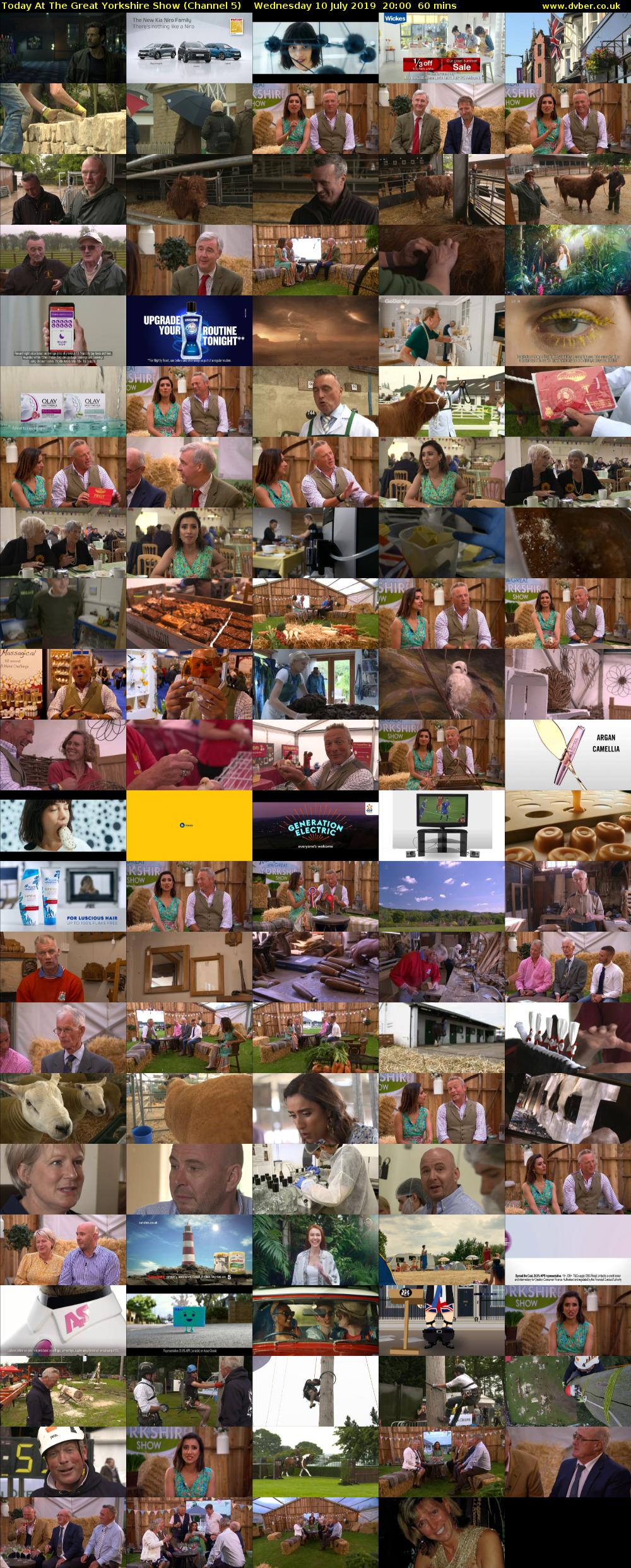 Today At The Great Yorkshire Show (Channel 5) Wednesday 10 July 2019 20:00 - 21:00