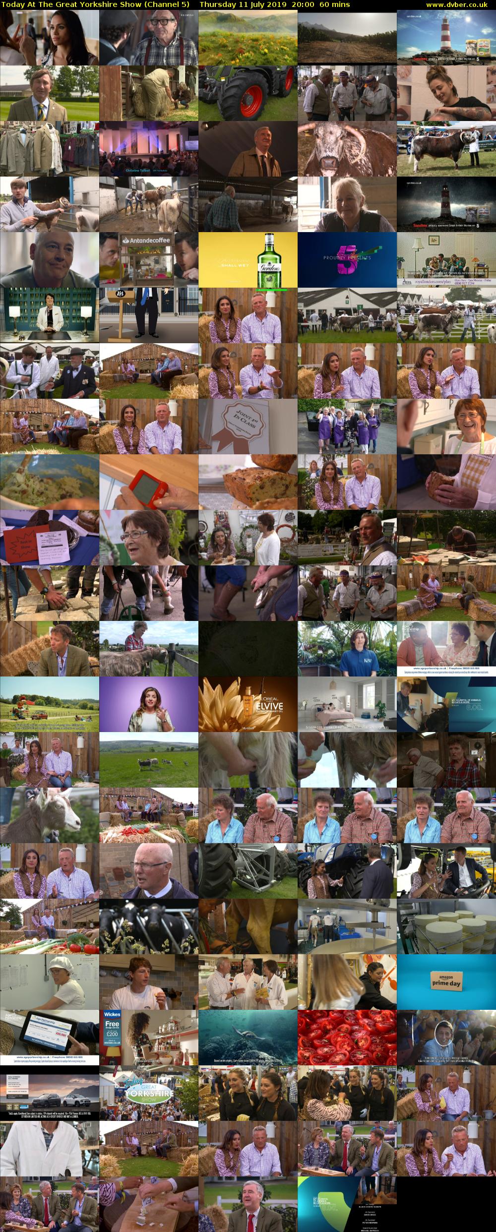 Today At The Great Yorkshire Show (Channel 5) Thursday 11 July 2019 20:00 - 21:00
