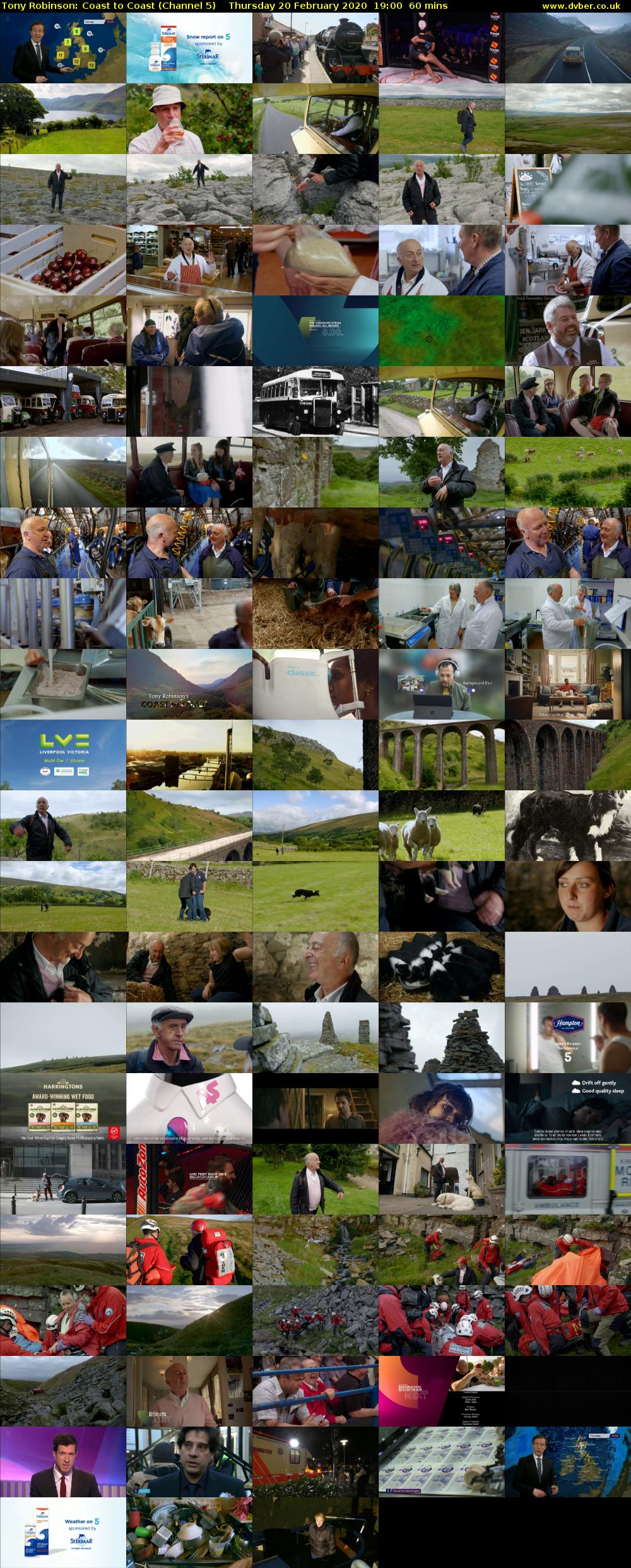 Tony Robinson: Coast to Coast (Channel 5) Thursday 20 February 2020 19:00 - 20:00