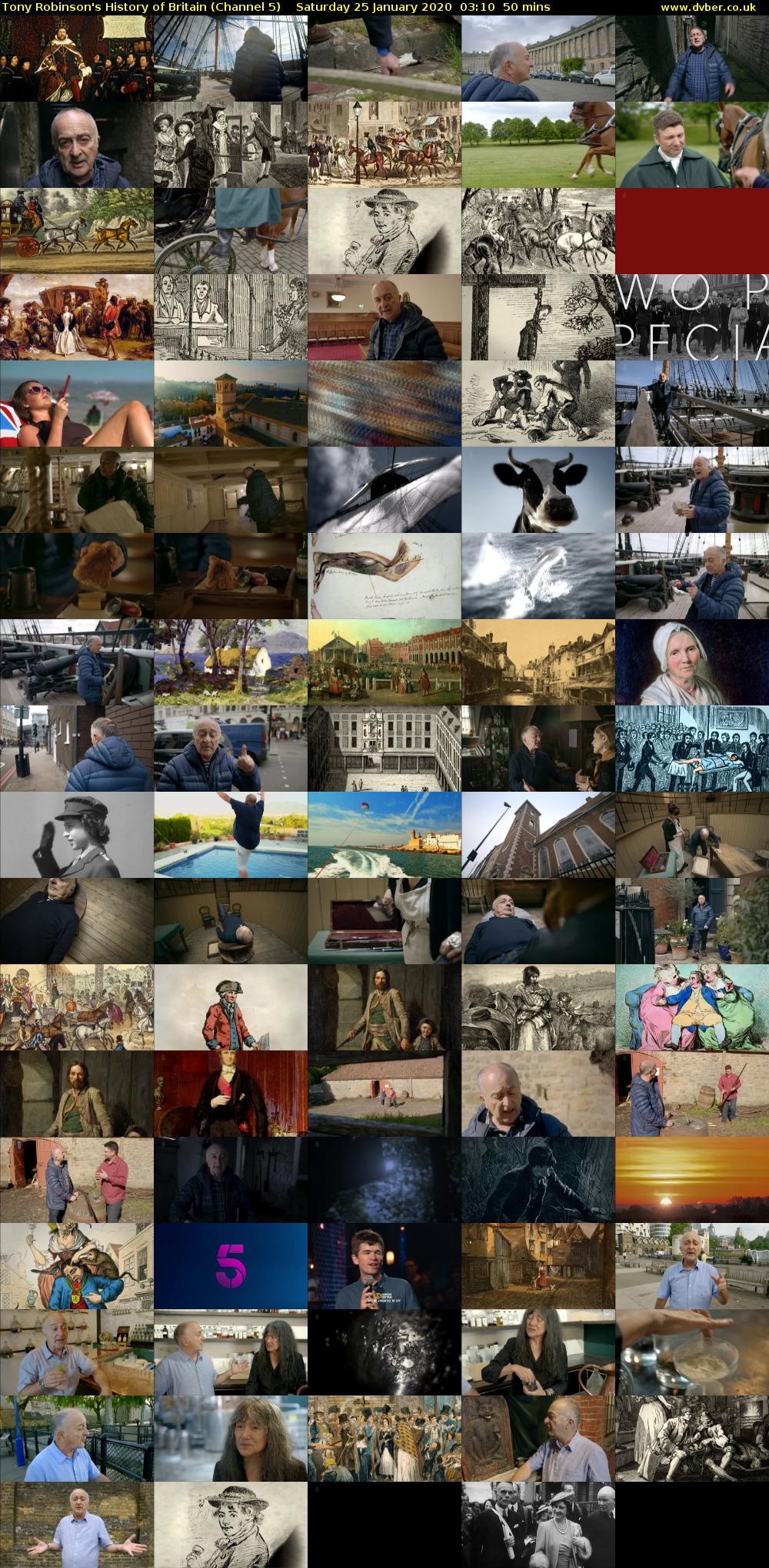 Tony Robinson's History of Britain (Channel 5) Saturday 25 January 2020 03:10 - 04:00