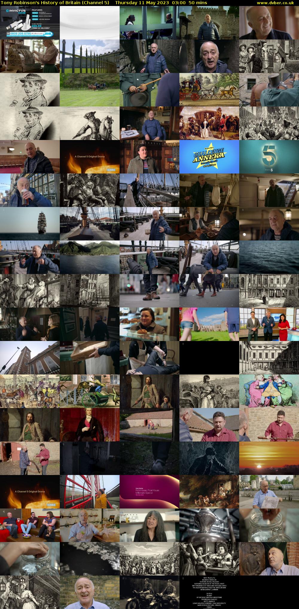 Tony Robinson's History of Britain (Channel 5) Thursday 11 May 2023 03:00 - 03:50