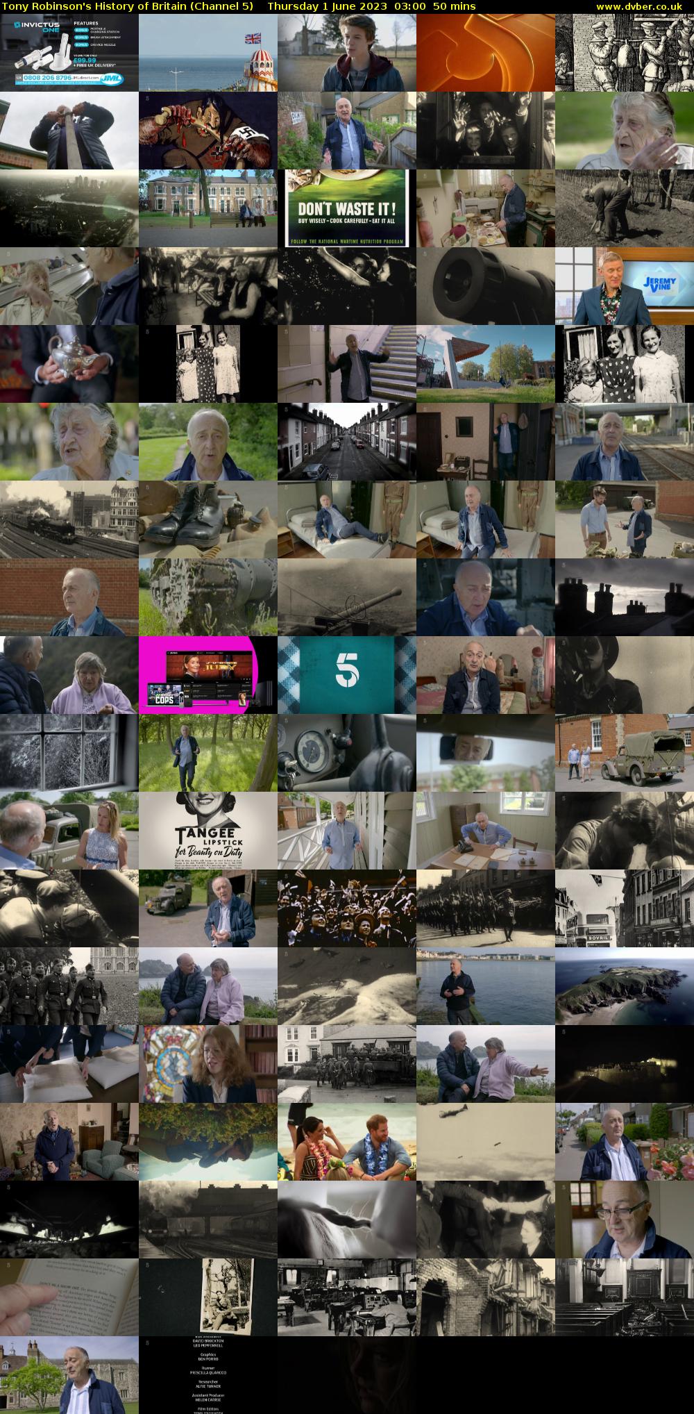 Tony Robinson's History of Britain (Channel 5) Thursday 1 June 2023 03:00 - 03:50