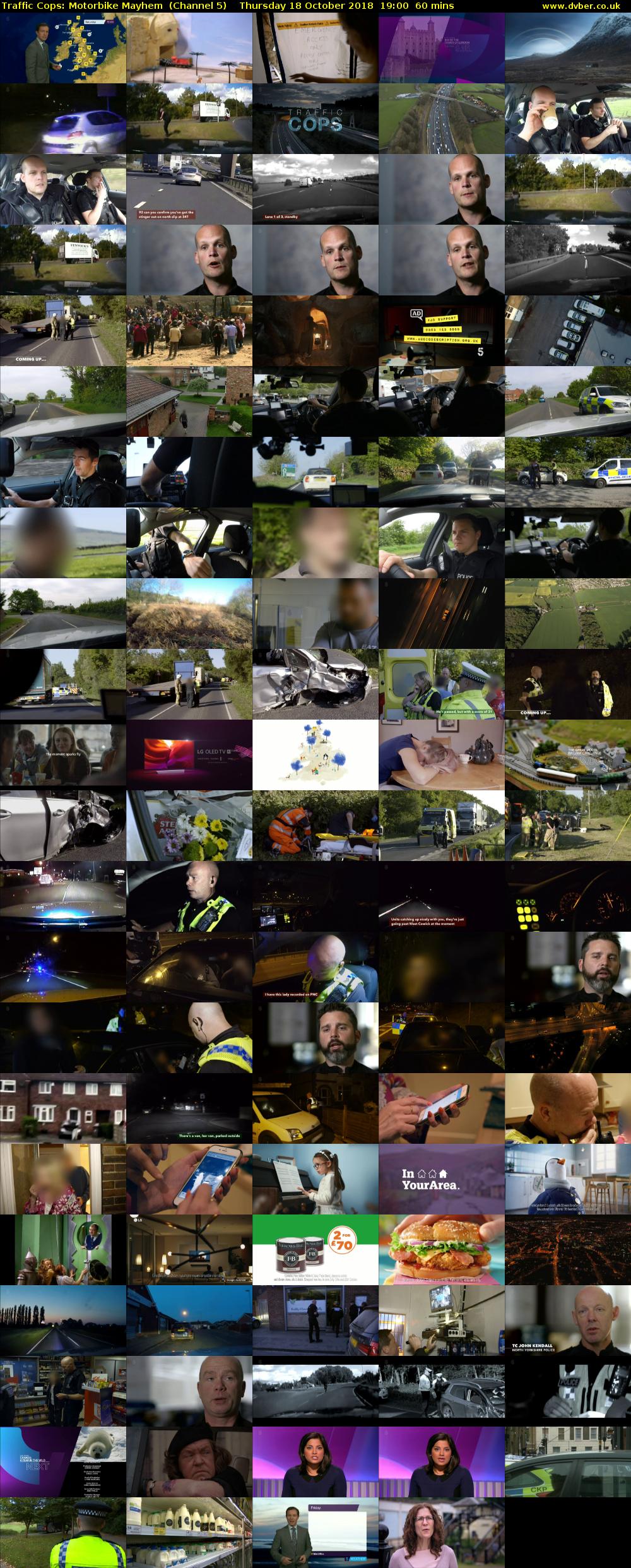 Traffic Cops: Motorbike Mayhem  (Channel 5) Thursday 18 October 2018 19:00 - 20:00
