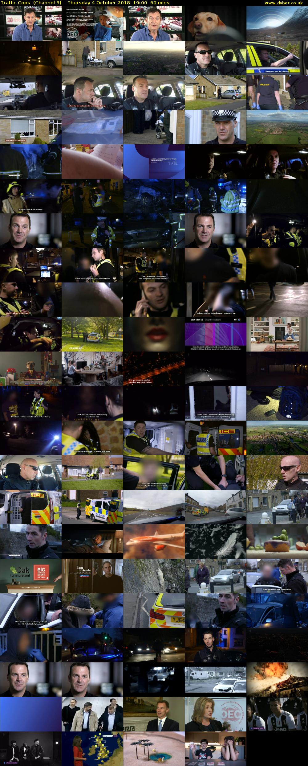 Traffic Cops  (Channel 5) Thursday 4 October 2018 19:00 - 20:00