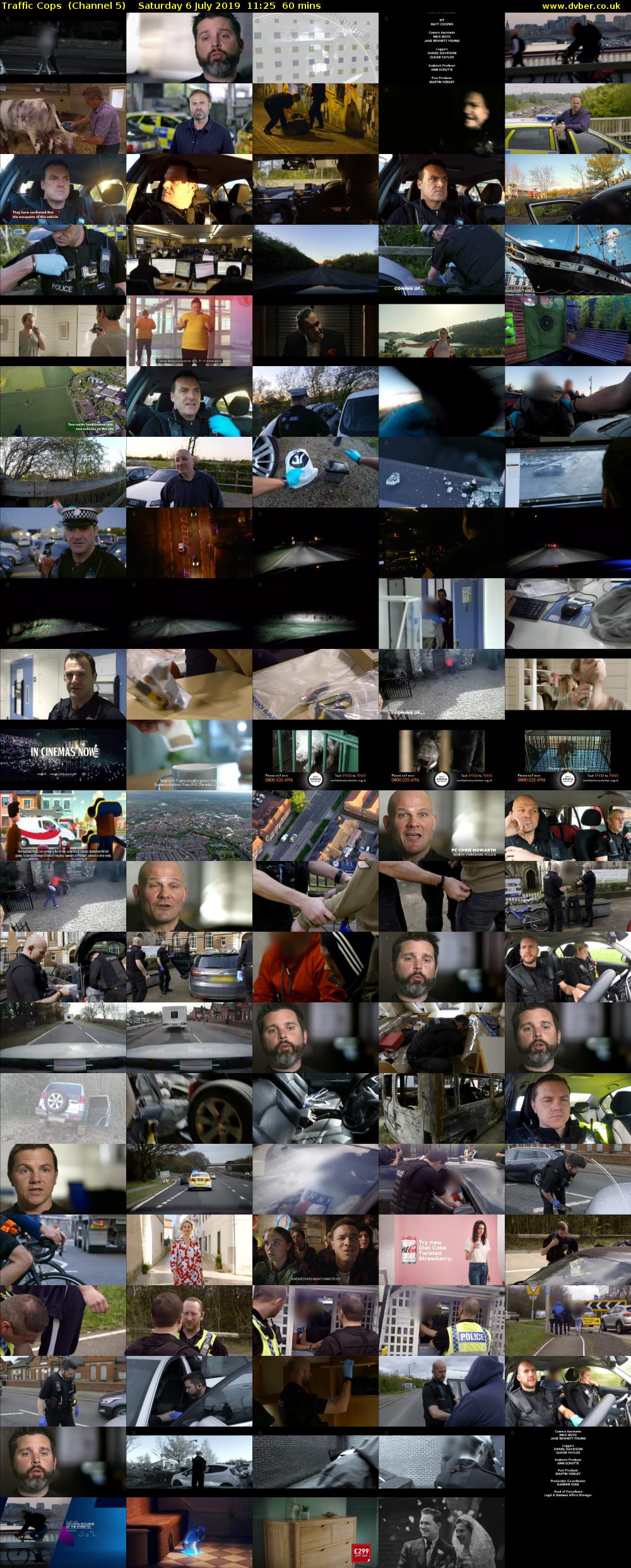 Traffic Cops  (Channel 5) Saturday 6 July 2019 11:25 - 12:25