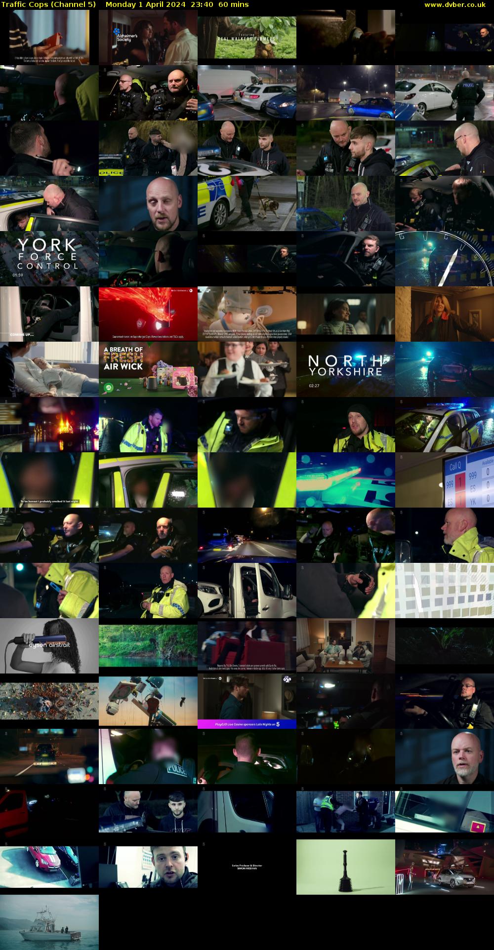 Traffic Cops (Channel 5) Monday 1 April 2024 23:40 - 00:40
