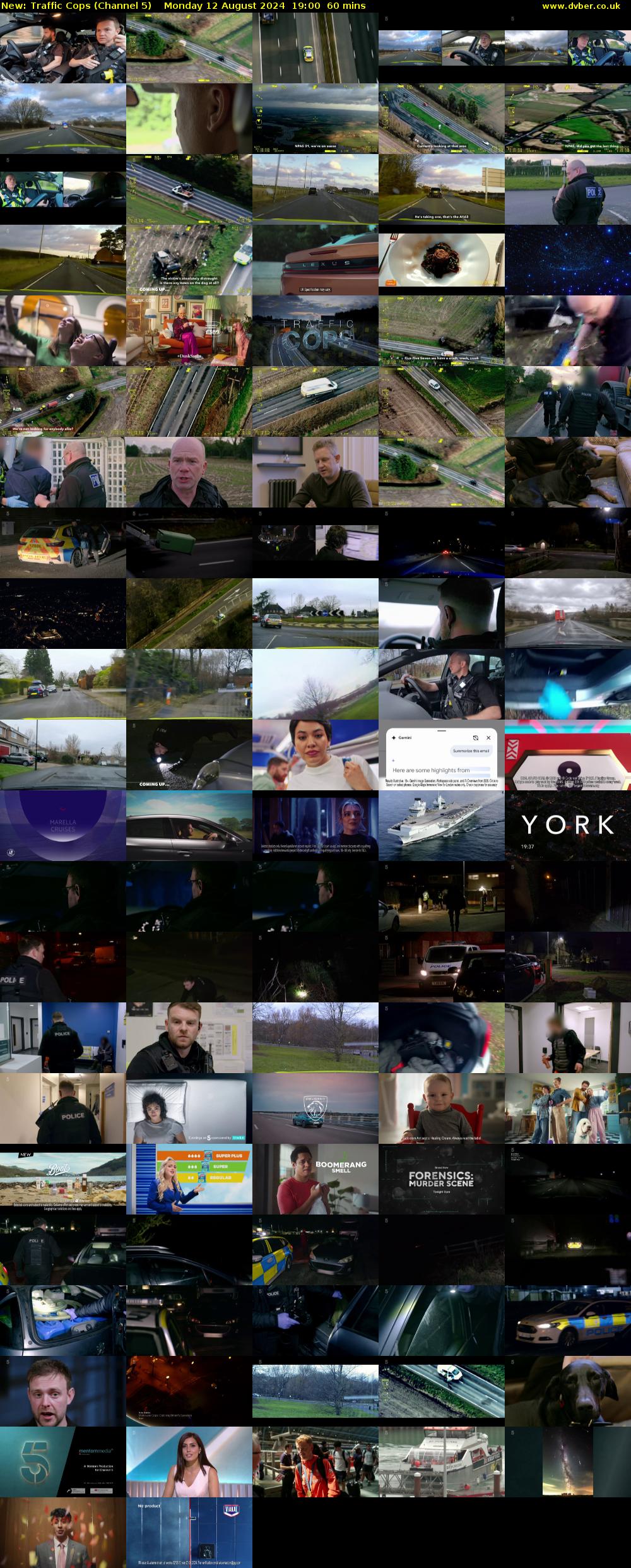 Traffic Cops (Channel 5) Monday 12 August 2024 19:00 - 20:00