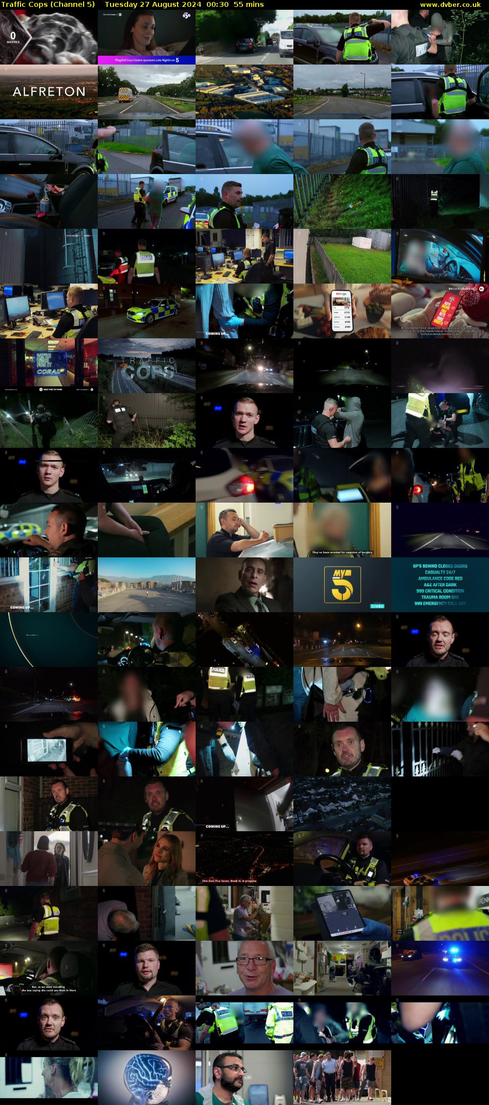 Traffic Cops (Channel 5) Tuesday 27 August 2024 00:30 - 01:25