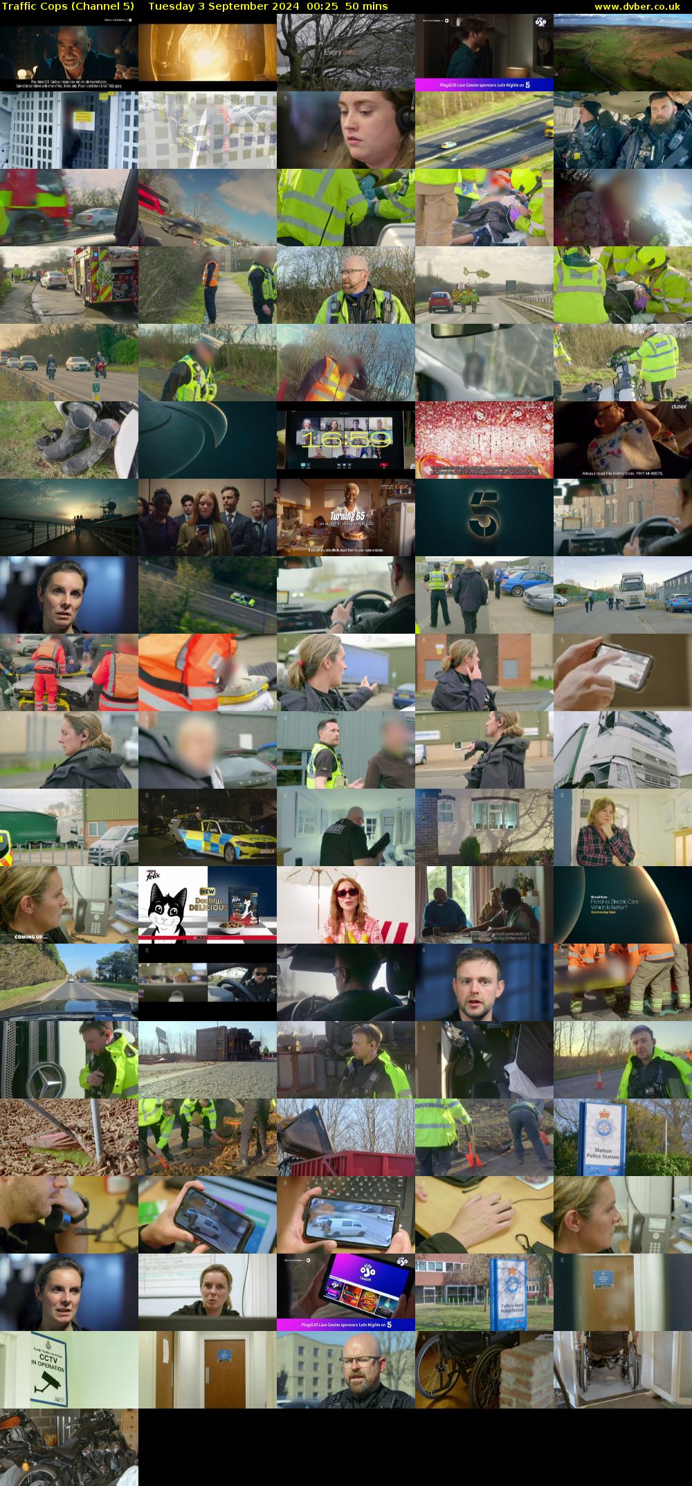 Traffic Cops (Channel 5) Tuesday 3 September 2024 00:25 - 01:15