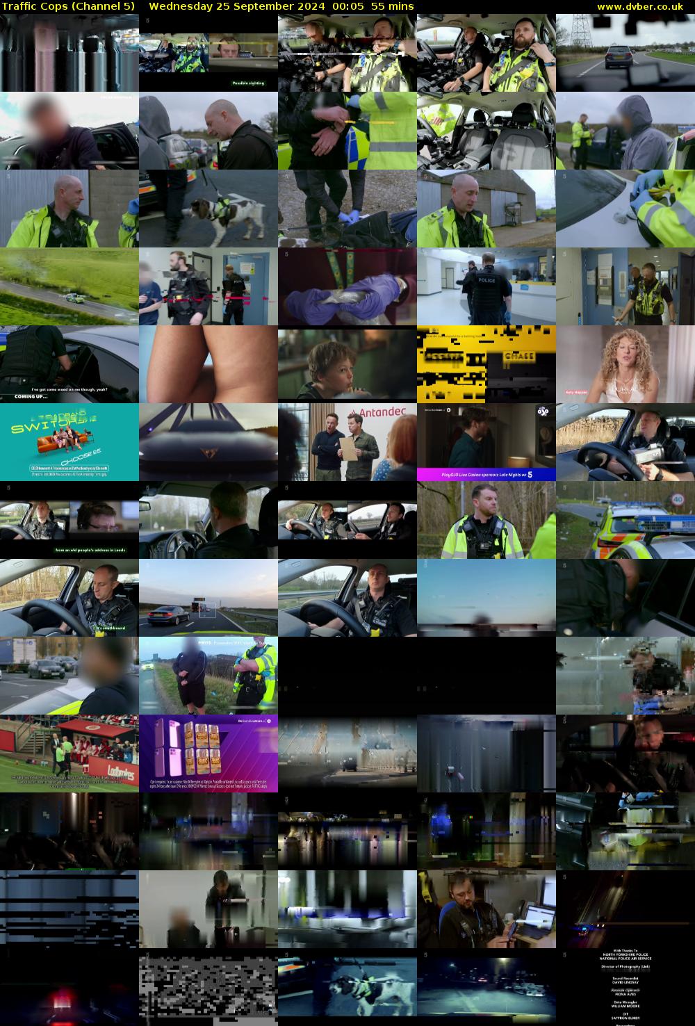 Traffic Cops (Channel 5) Wednesday 25 September 2024 00:05 - 01:00