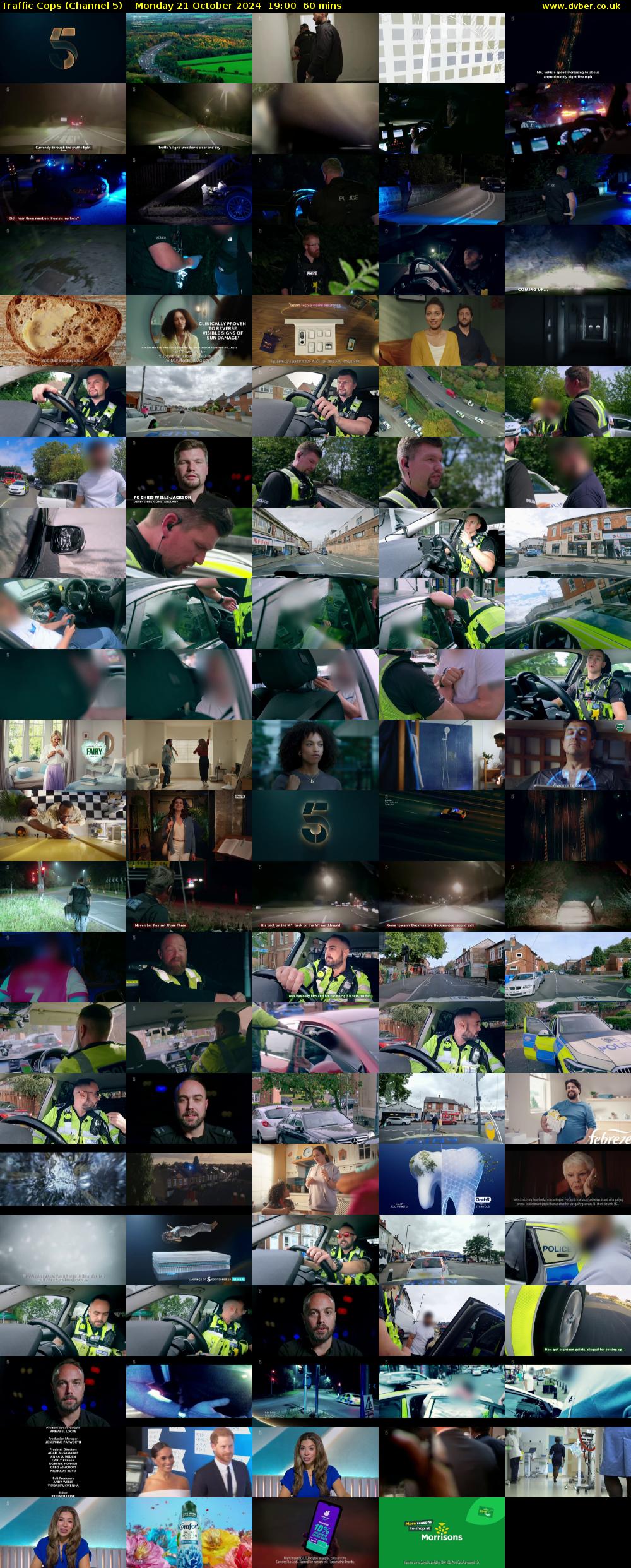 Traffic Cops (Channel 5) Monday 21 October 2024 19:00 - 20:00