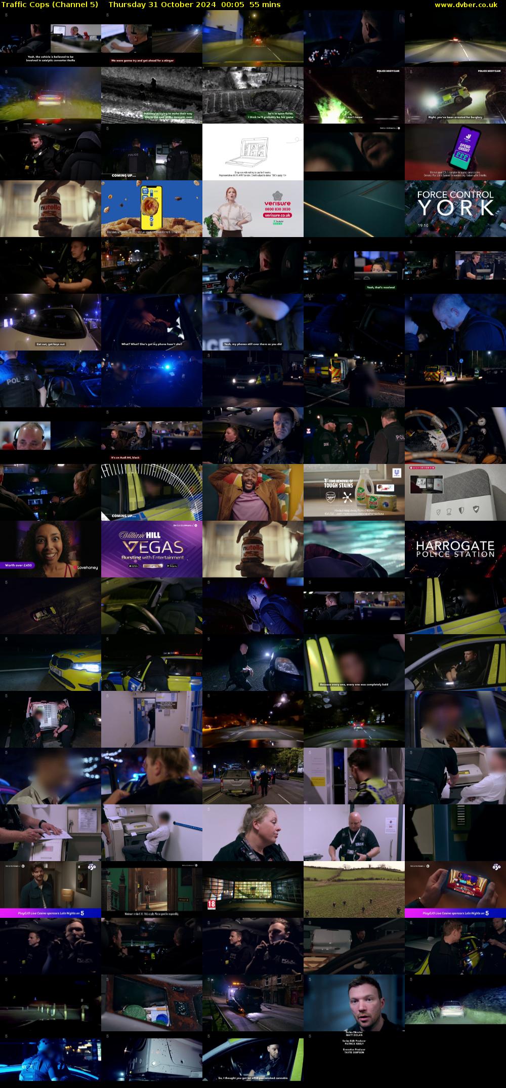 Traffic Cops (Channel 5) Thursday 31 October 2024 00:05 - 01:00