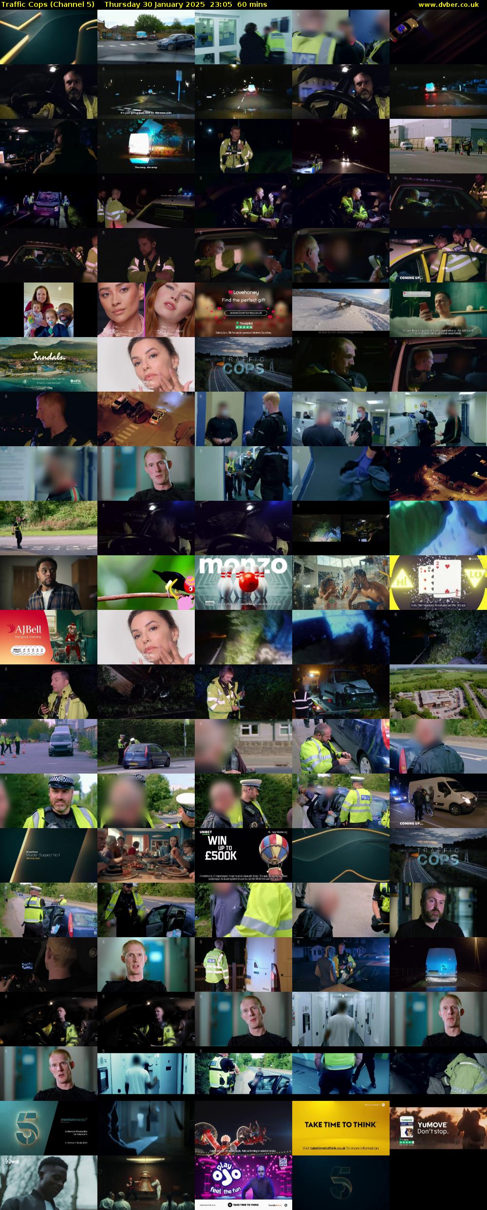 Traffic Cops (Channel 5) Thursday 30 January 2025 23:05 - 00:05