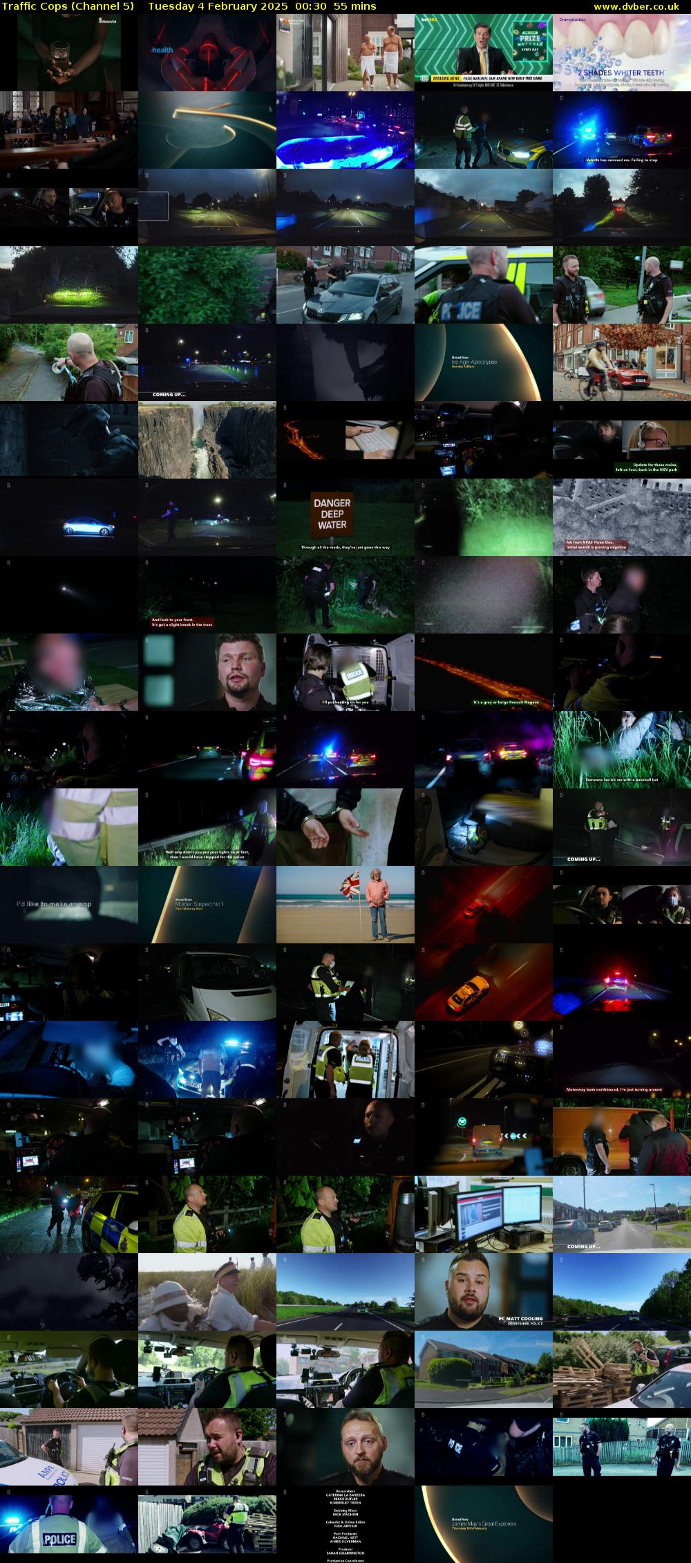 Traffic Cops (Channel 5) Tuesday 4 February 2025 00:30 - 01:25