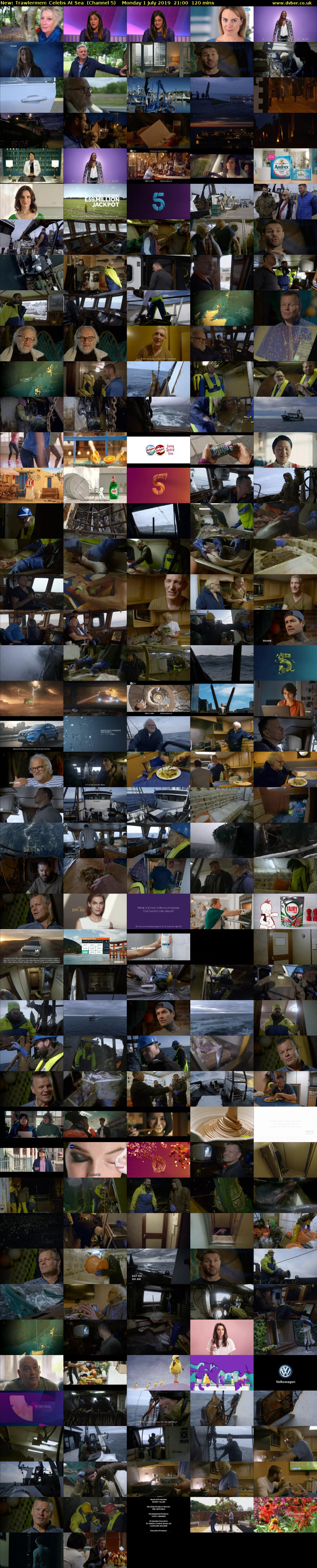 Trawlermen: Celebs At Sea (Channel 5) Monday 1 July 2019 21:00 - 23:00