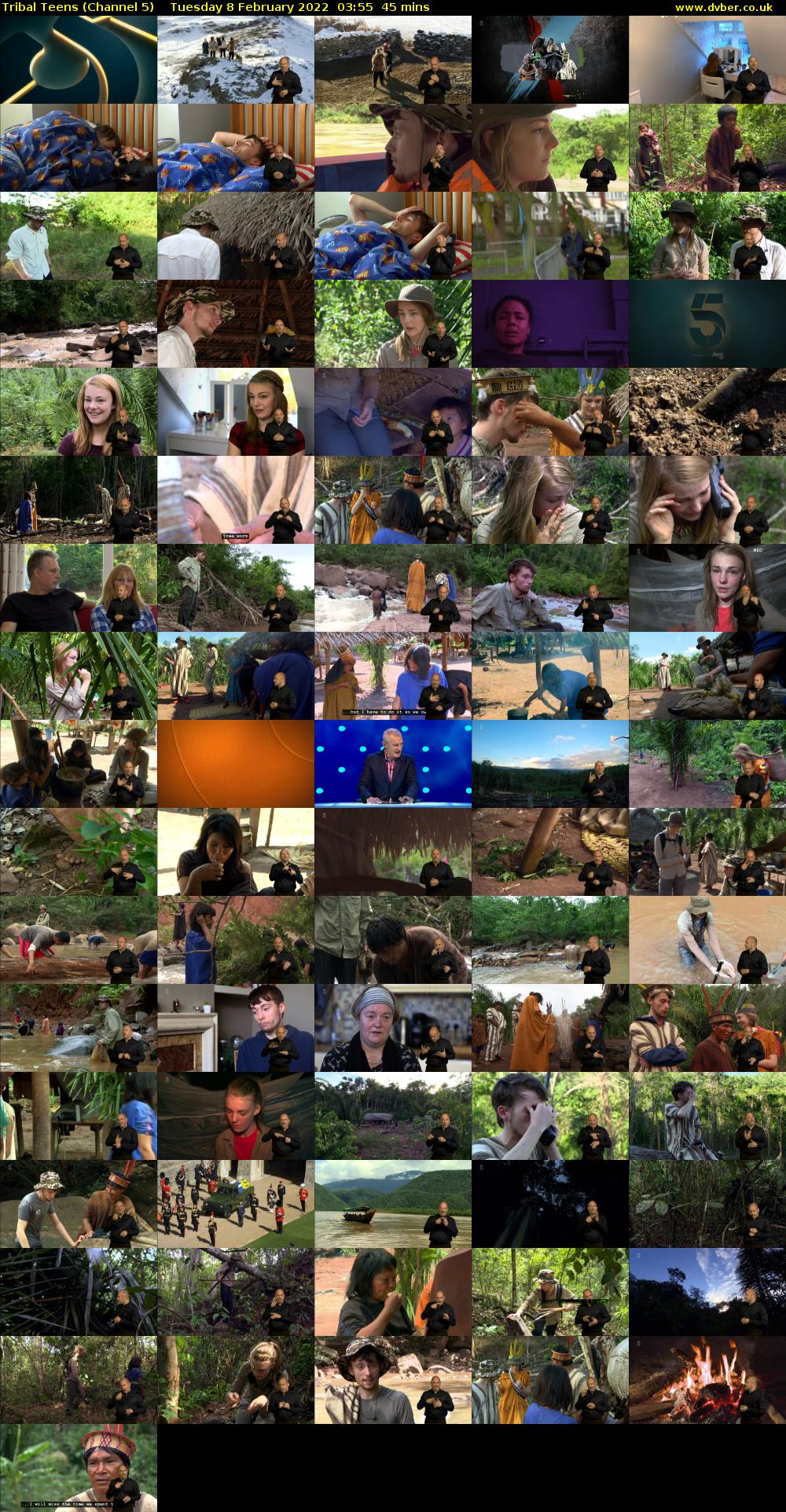 Tribal Teens (Channel 5) Tuesday 8 February 2022 03:55 - 04:40
