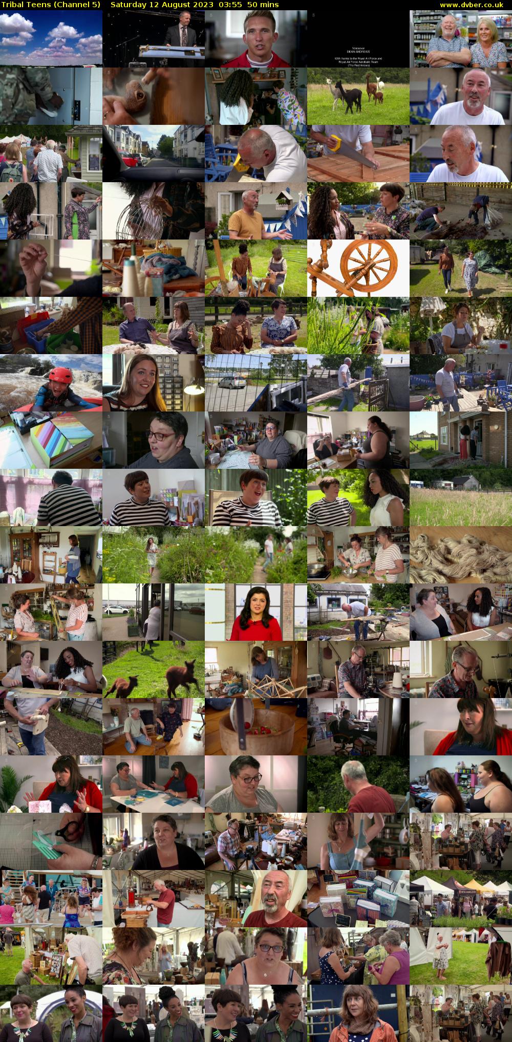 Tribal Teens (Channel 5) Saturday 12 August 2023 03:55 - 04:45
