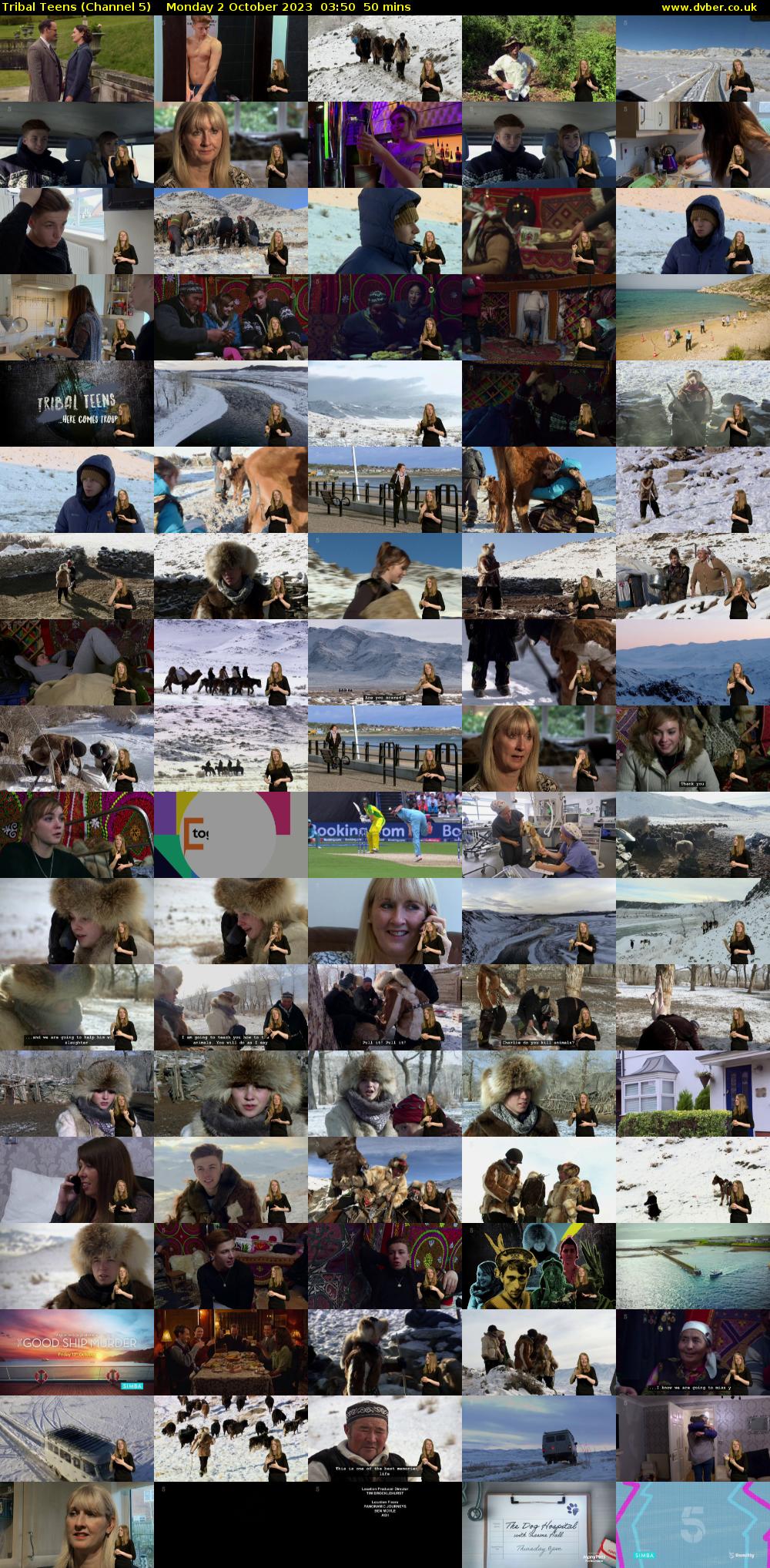 Tribal Teens (Channel 5) Monday 2 October 2023 03:50 - 04:40