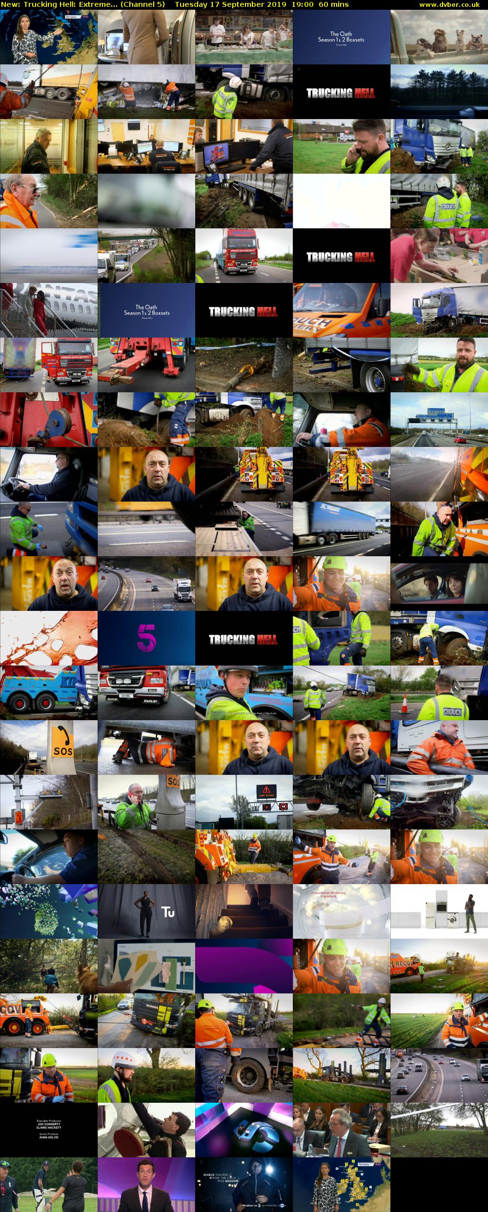 Trucking Hell: Extreme... (Channel 5) Tuesday 17 September 2019 19:00 - 20:00