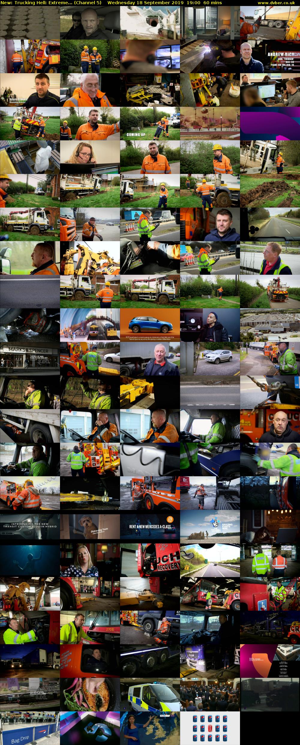 Trucking Hell: Extreme... (Channel 5) Wednesday 18 September 2019 19:00 - 20:00