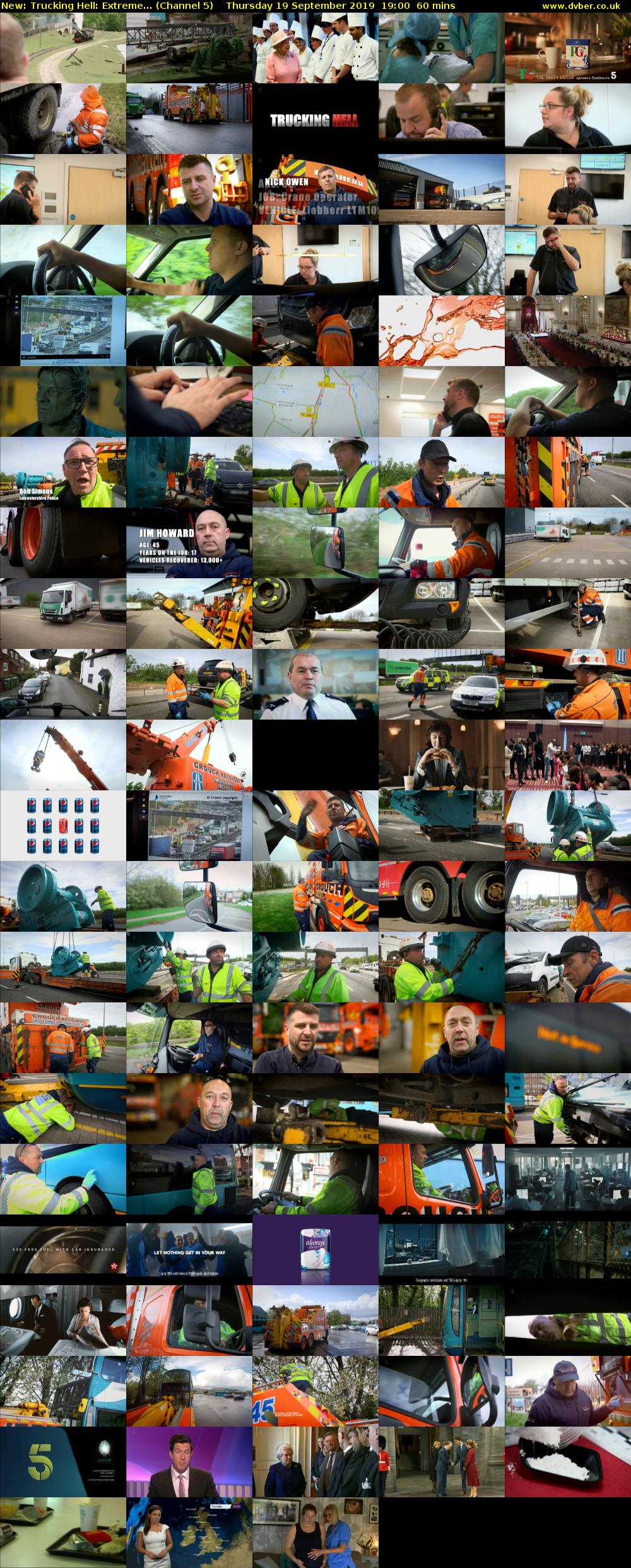 Trucking Hell: Extreme... (Channel 5) Thursday 19 September 2019 19:00 - 20:00