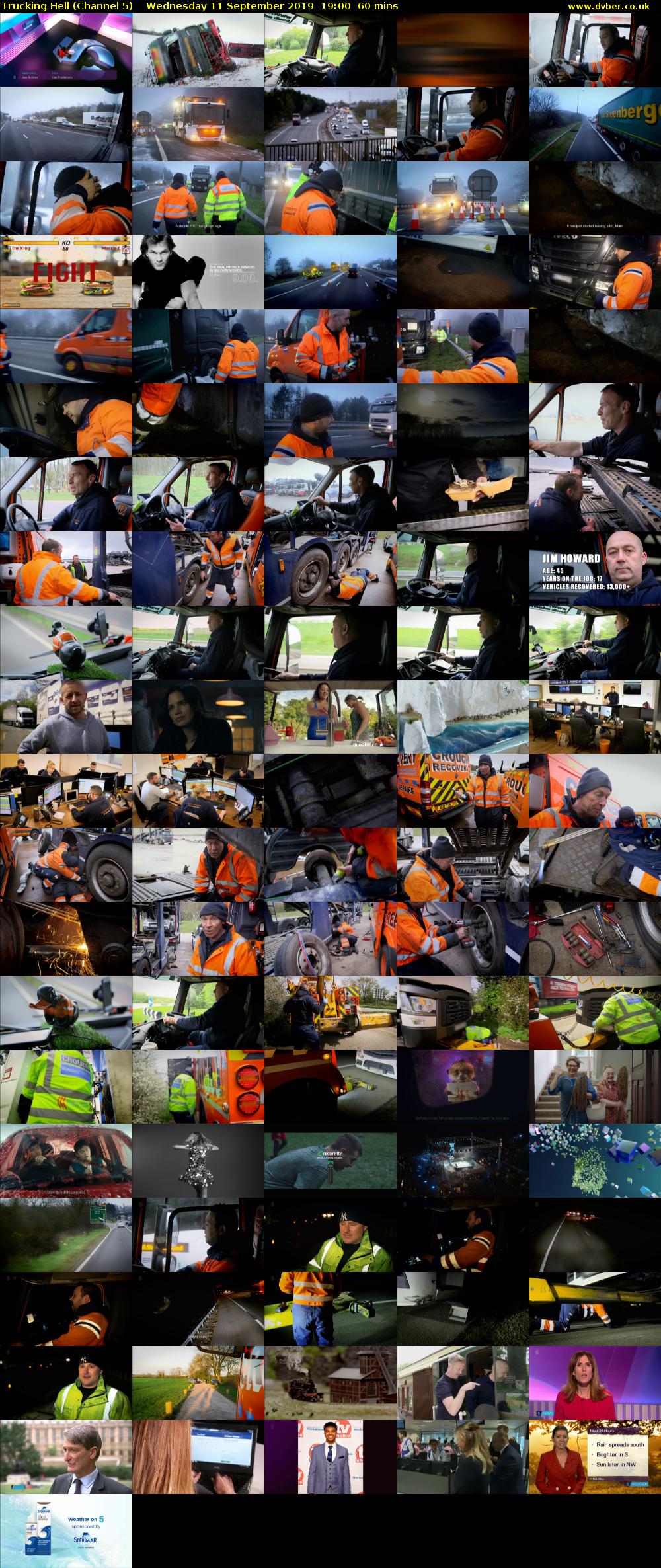 Trucking Hell (Channel 5) Wednesday 11 September 2019 19:00 - 20:00