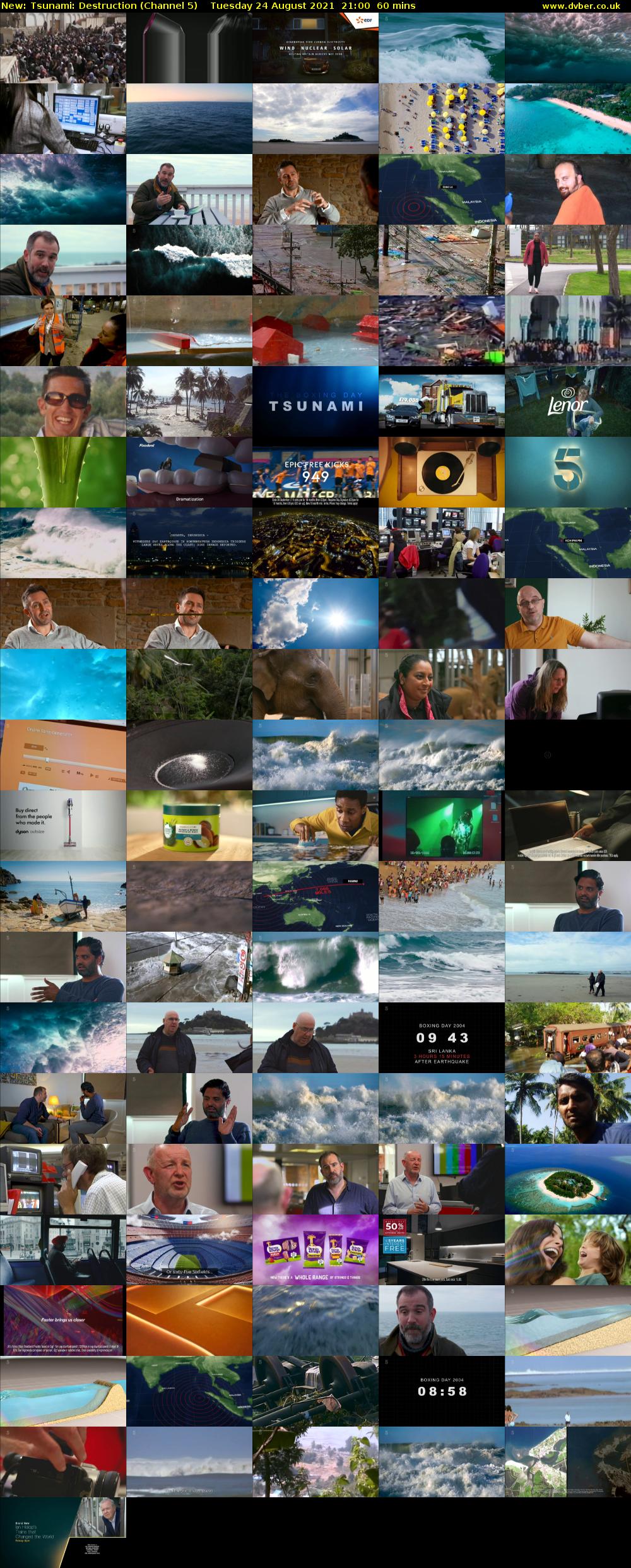Tsunami: Destruction (Channel 5) Tuesday 24 August 2021 21:00 - 22:00
