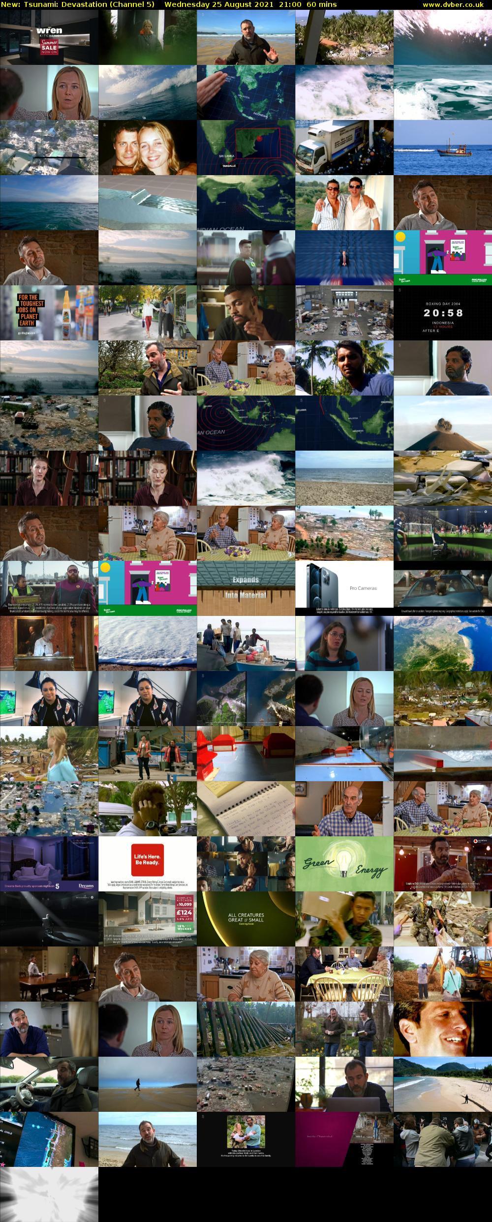 Tsunami: Devastation (Channel 5) Wednesday 25 August 2021 21:00 - 22:00