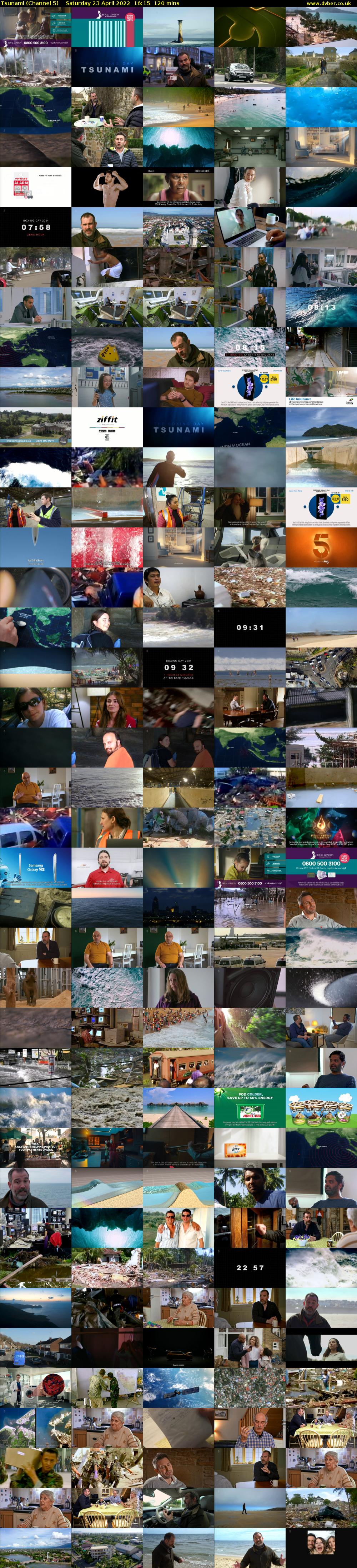 Tsunami (Channel 5) Saturday 23 April 2022 16:15 - 18:15