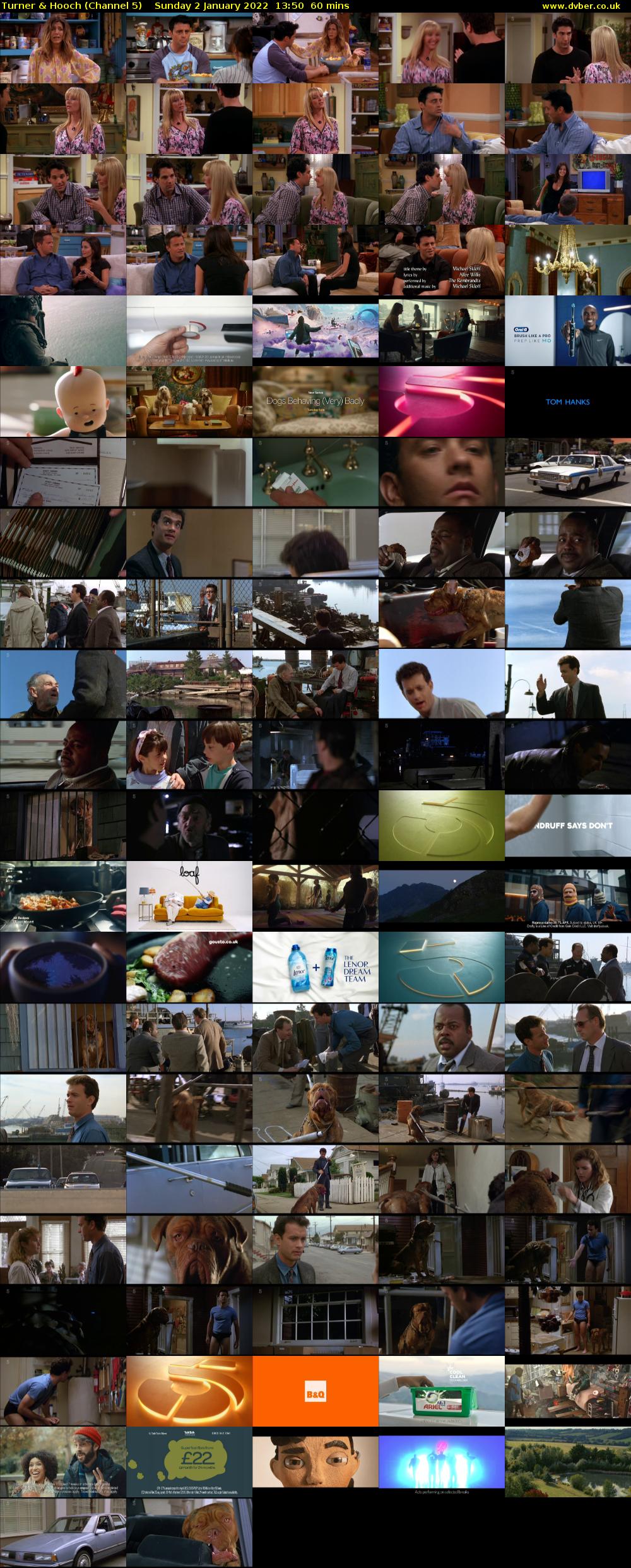 Turner & Hooch (Channel 5) Sunday 2 January 2022 13:50 - 14:50