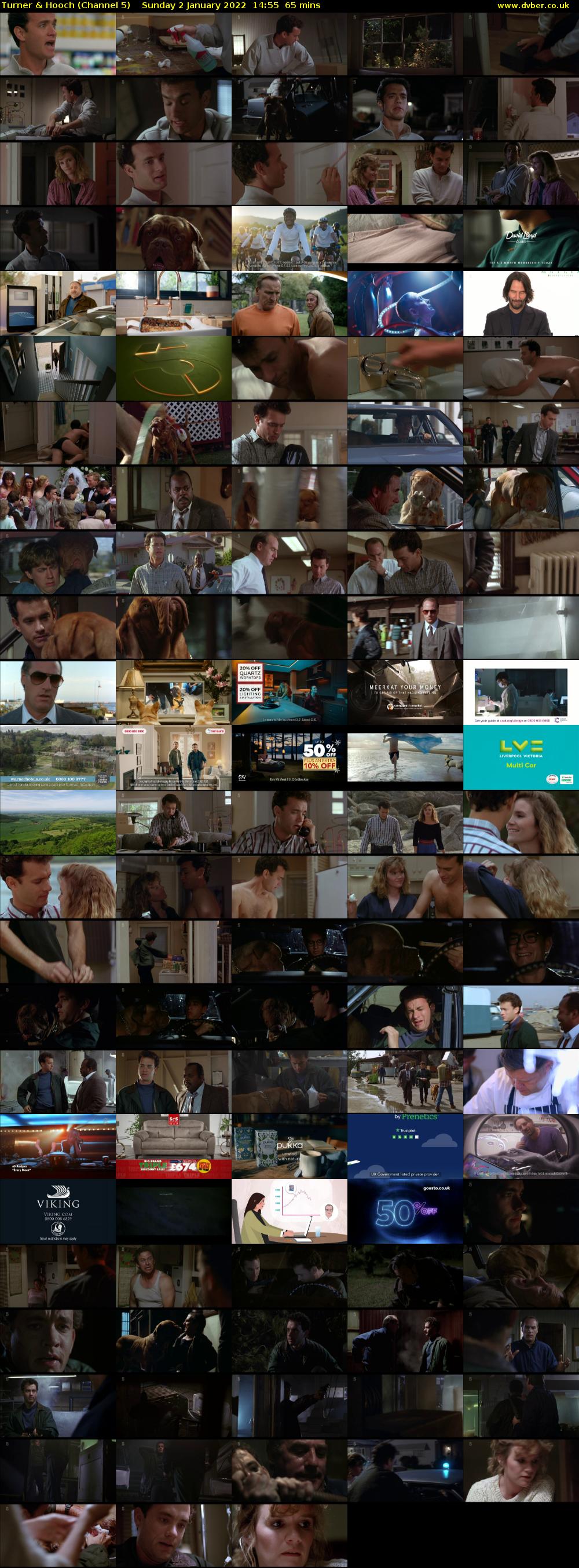 Turner & Hooch (Channel 5) Sunday 2 January 2022 14:55 - 16:00