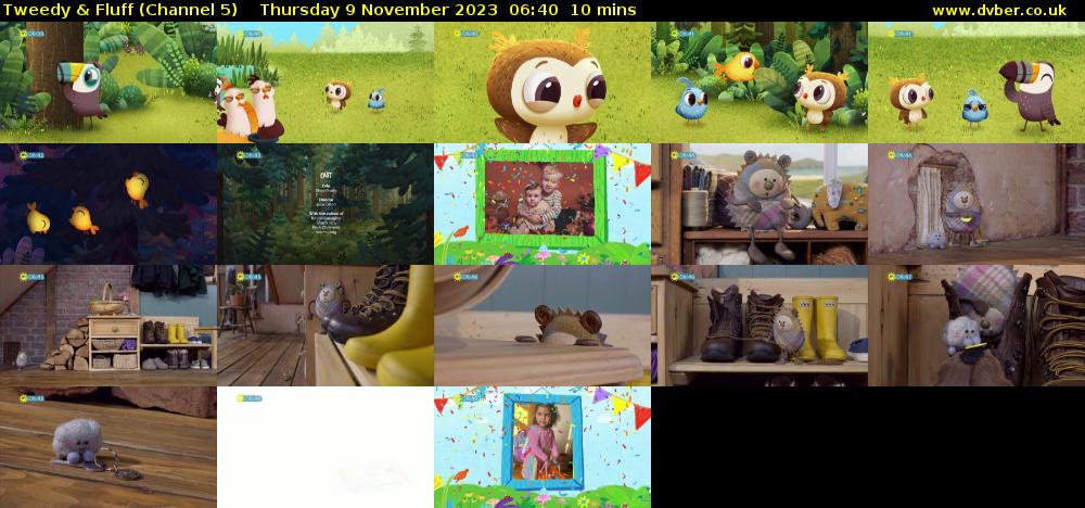 Tweedy & Fluff (Channel 5) Thursday 9 November 2023 06:40 - 06:50