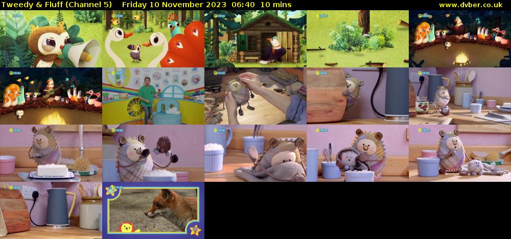 Tweedy & Fluff (Channel 5) Friday 10 November 2023 06:40 - 06:50