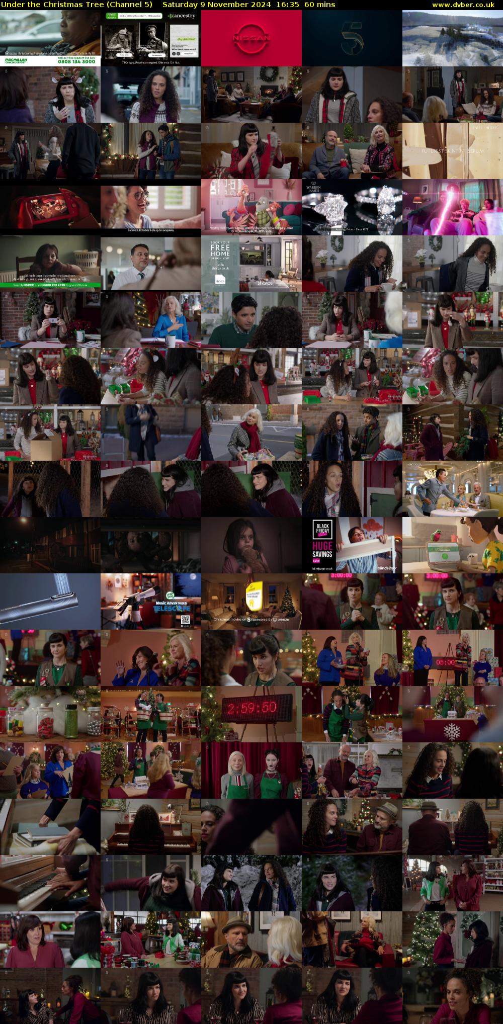 Under The Christmas Tree (Channel 5) Saturday 9 November 2024 16:35 - 17:35