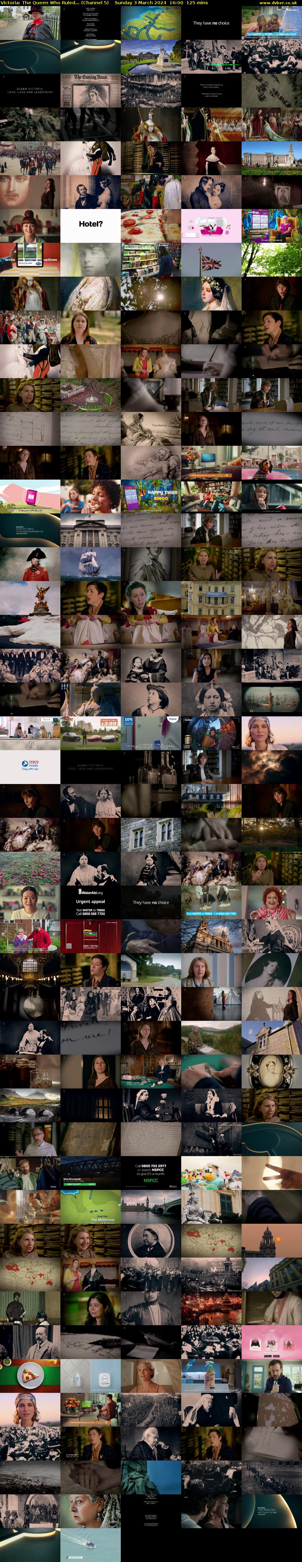 Victoria: The Queen Who Ruled... (Channel 5) Sunday 3 March 2024 16:00 - 18:05