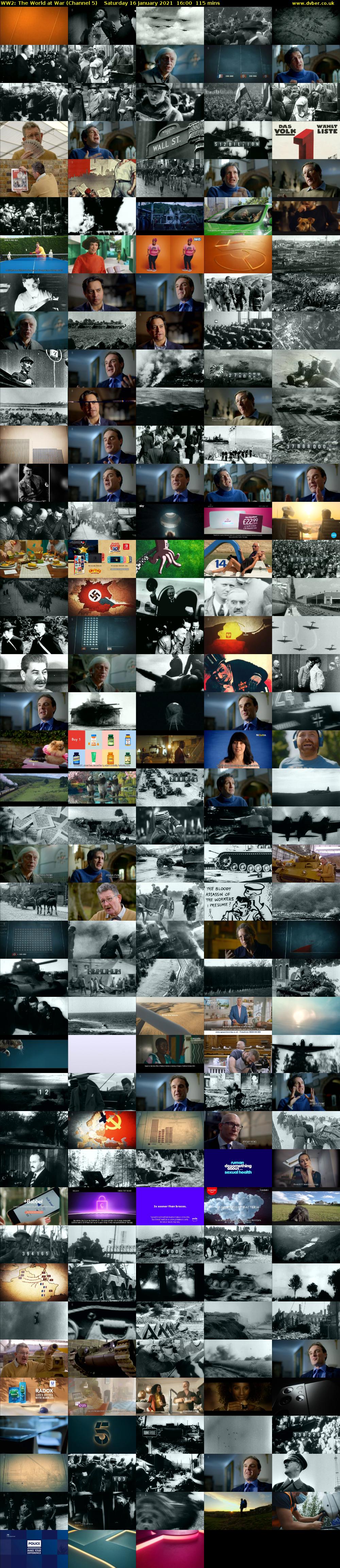 WW2: The World at War (Channel 5) Saturday 16 January 2021 16:00 - 17:55
