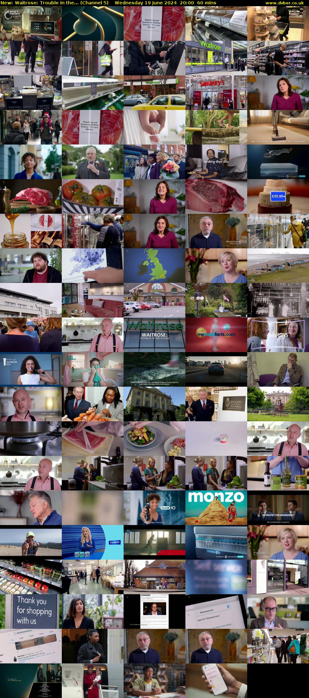 Waitrose: Trouble in the... (Channel 5) Wednesday 19 June 2024 20:00 - 21:00