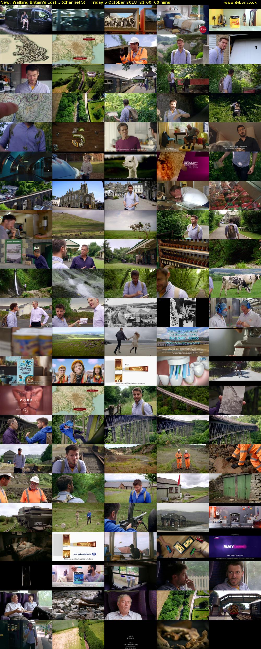 Walking Britain's Lost... (Channel 5) Friday 5 October 2018 21:00 - 22:00