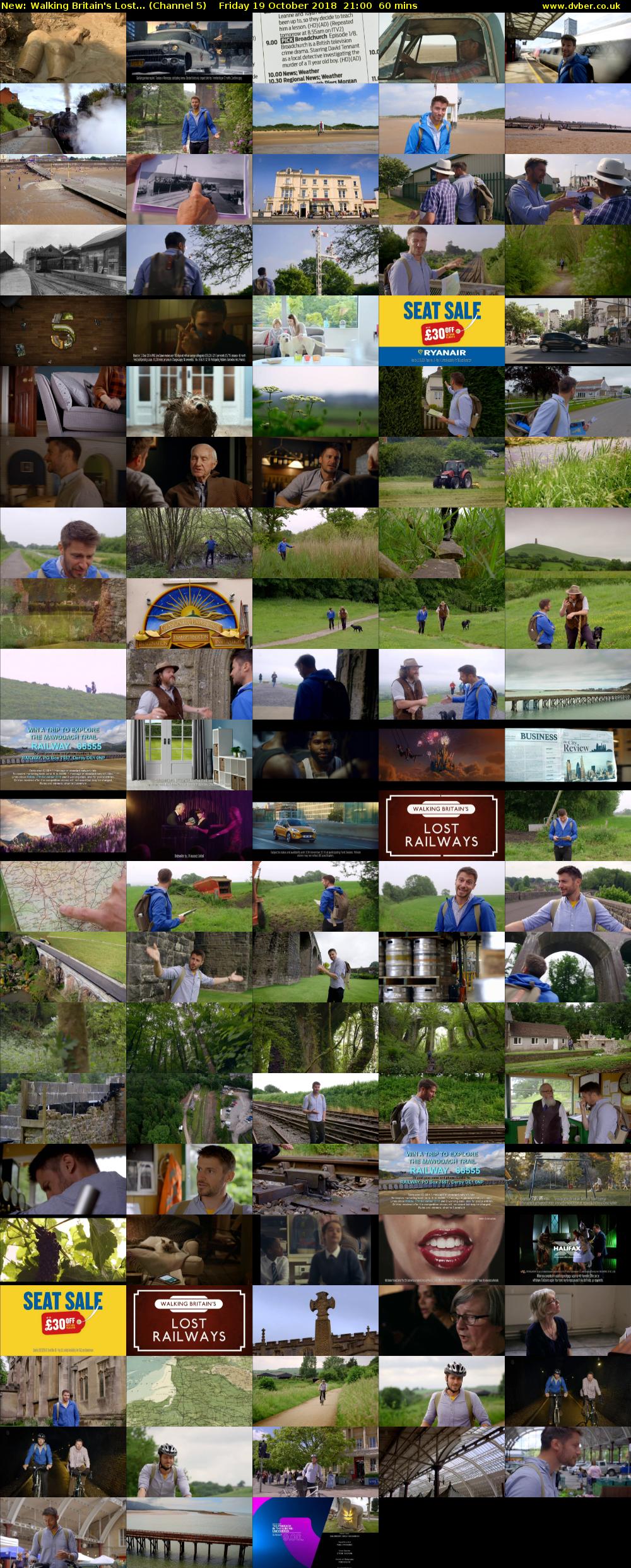 Walking Britain's Lost... (Channel 5) Friday 19 October 2018 21:00 - 22:00