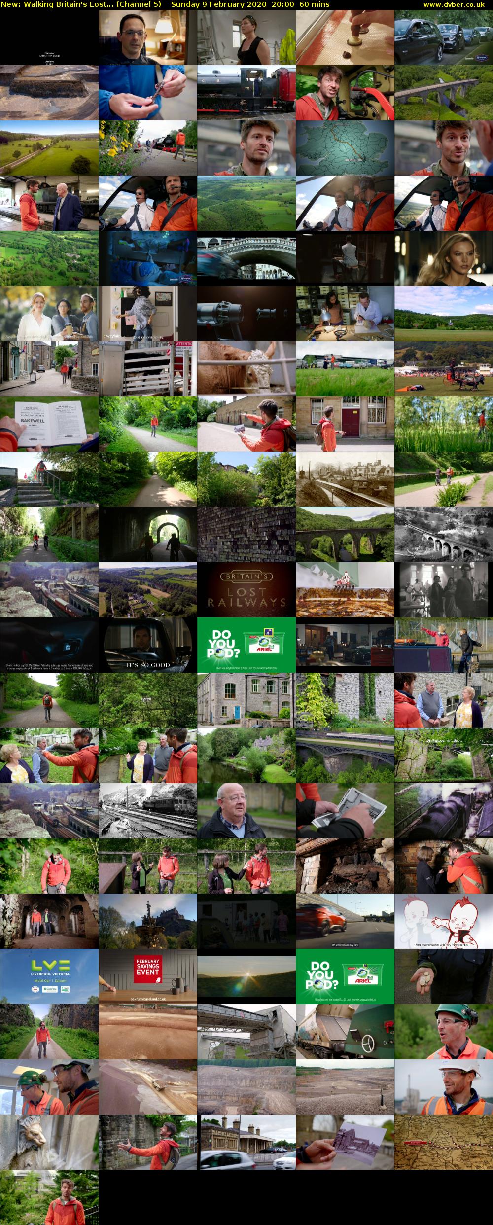 Walking Britain's Lost... (Channel 5) Sunday 9 February 2020 20:00 - 21:00