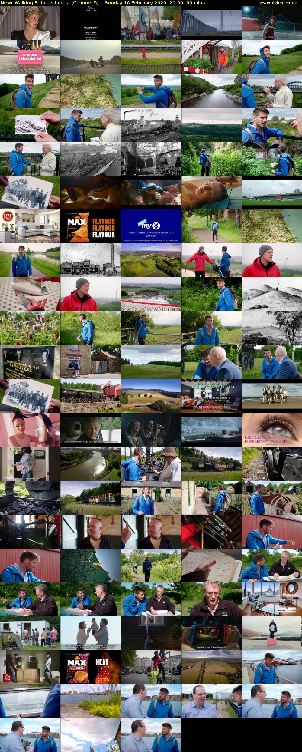 Walking Britain's Lost... (Channel 5) Sunday 16 February 2020 20:00 - 21:00