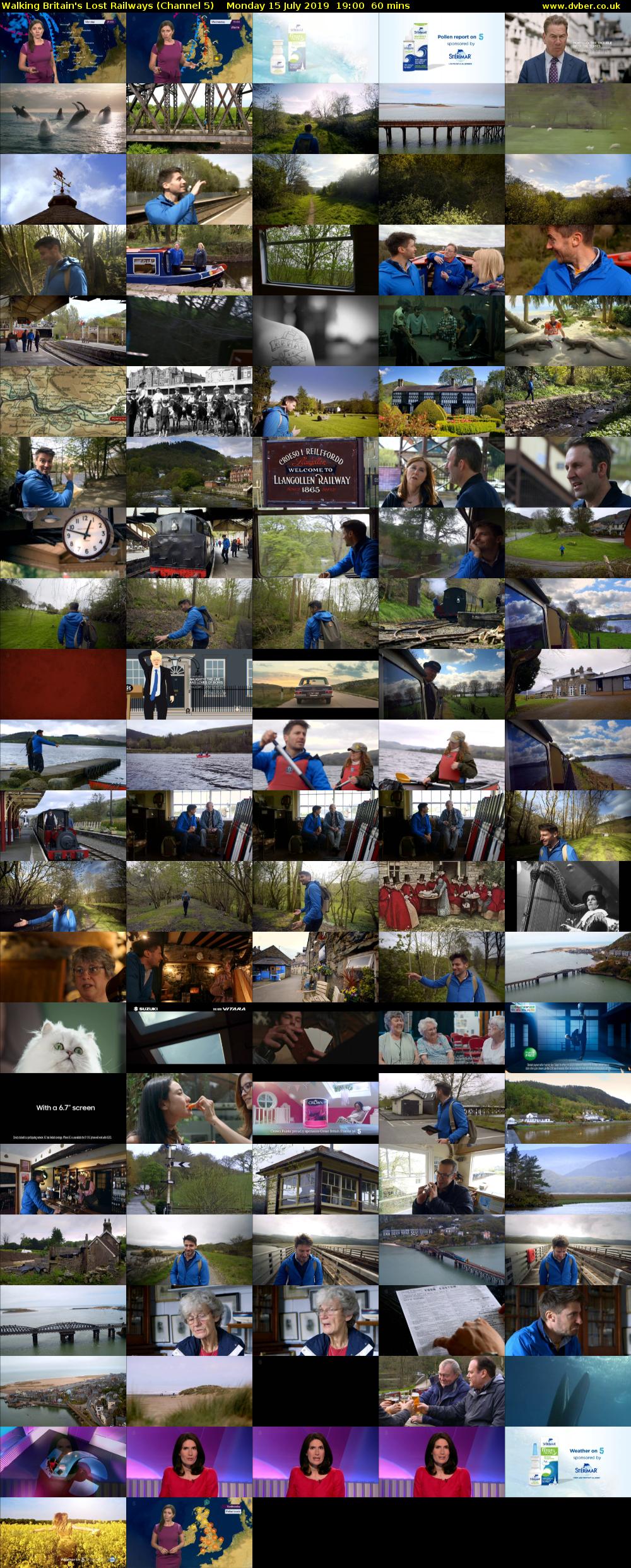 Walking Britain's Lost Railways (Channel 5) Monday 15 July 2019 19:00 - 20:00