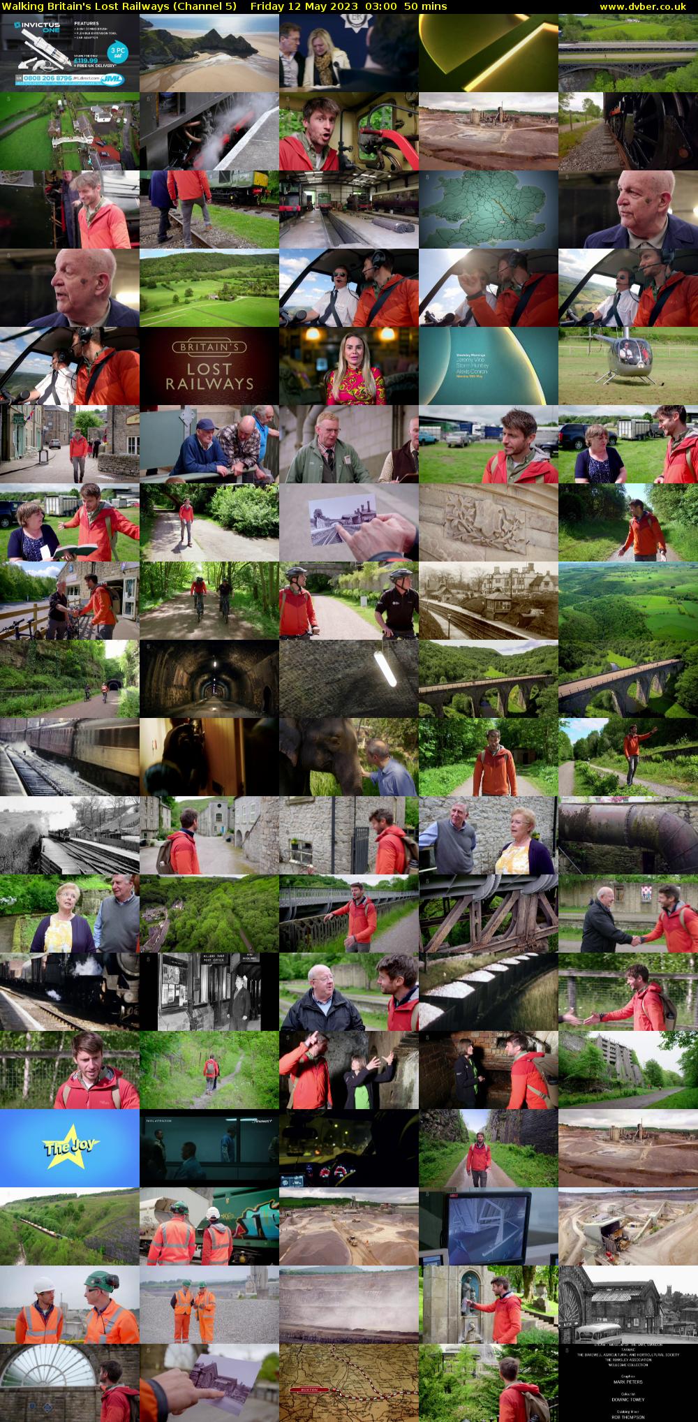 Walking Britain's Lost Railways (Channel 5) Friday 12 May 2023 03:00 - 03:50