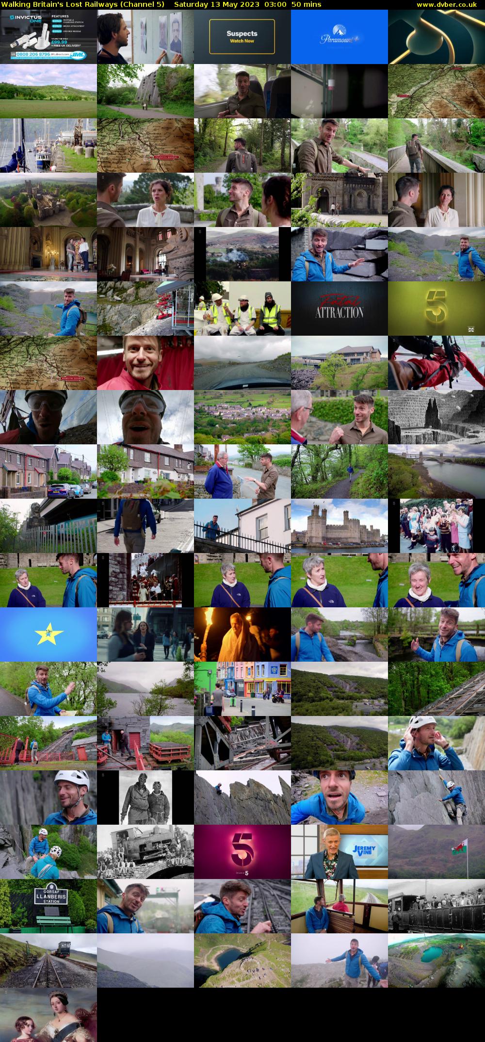 Walking Britain's Lost Railways (Channel 5) Saturday 13 May 2023 03:00 - 03:50