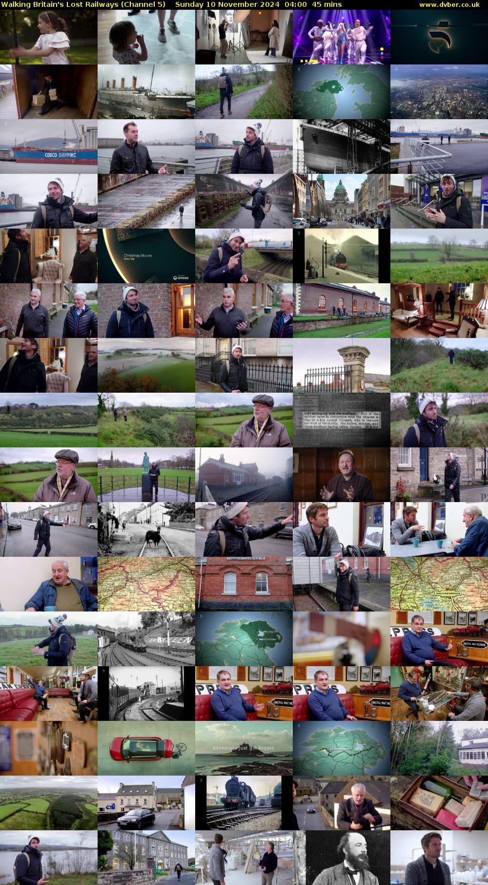 Walking Britain's Lost Railways (Channel 5) Sunday 10 November 2024 04:00 - 04:45