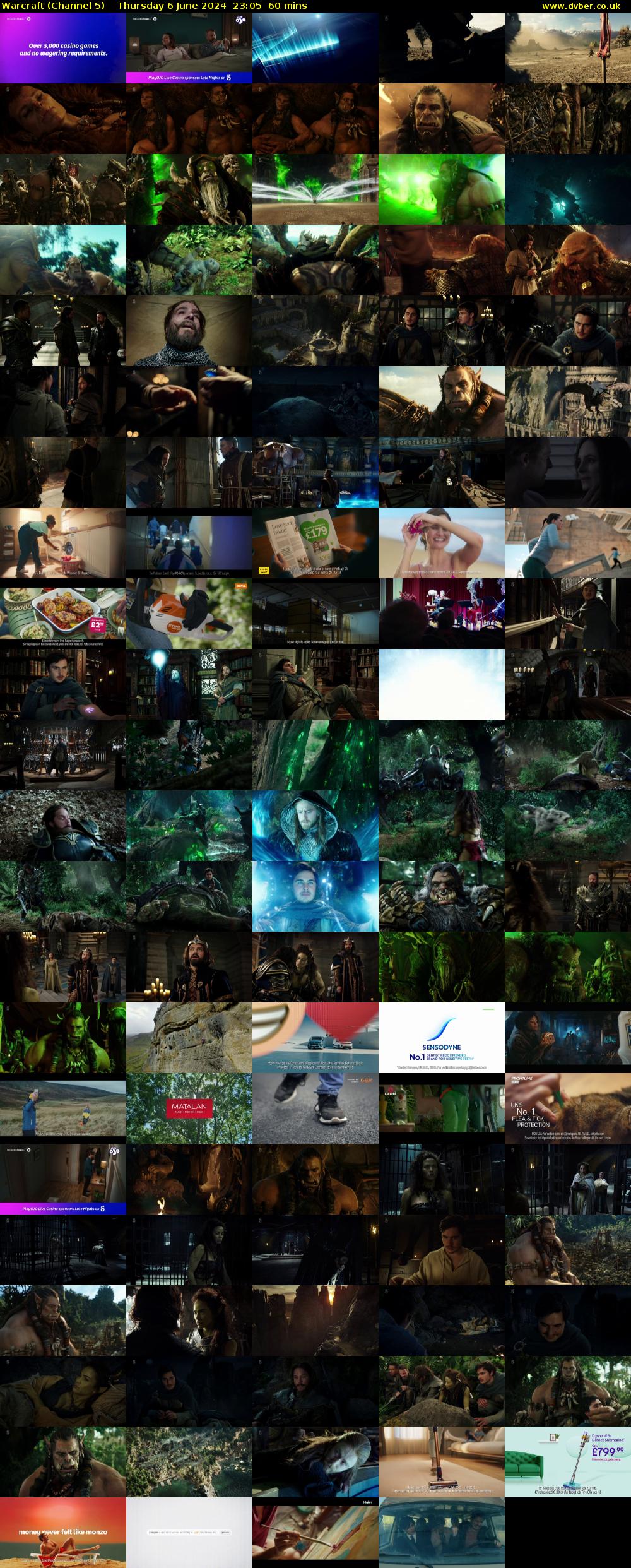 Warcraft (Channel 5) Thursday 6 June 2024 23:05 - 00:05