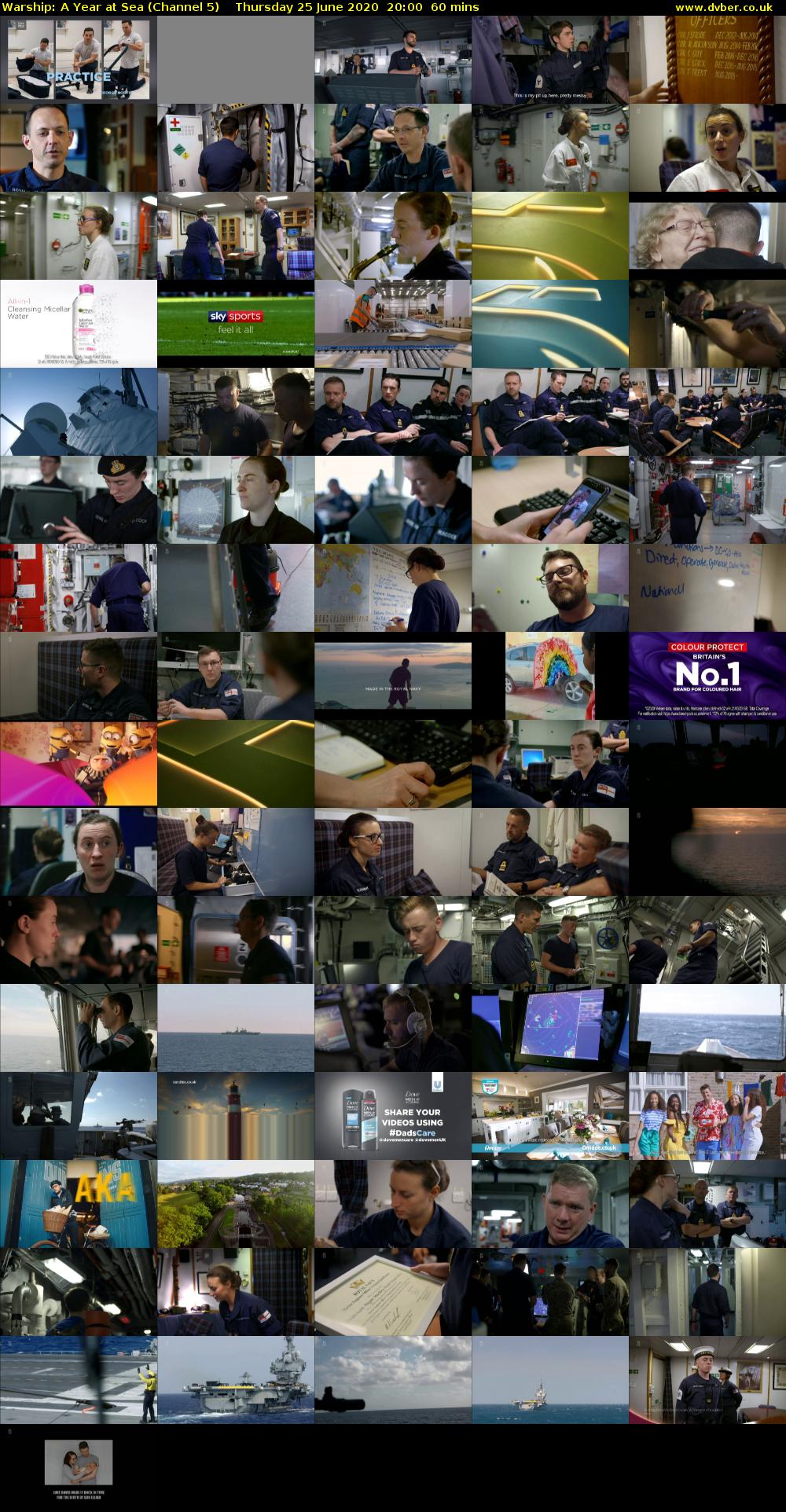 Warship: A Year at Sea (Channel 5) Thursday 25 June 2020 20:00 - 21:00