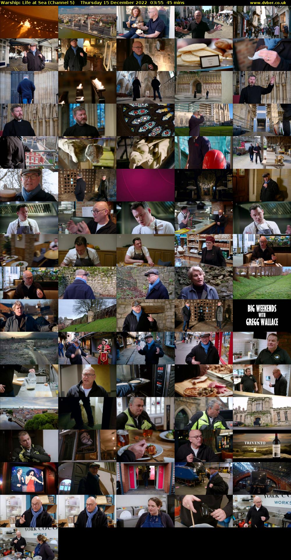 Warship: Life at Sea (Channel 5) Thursday 15 December 2022 03:55 - 04:40