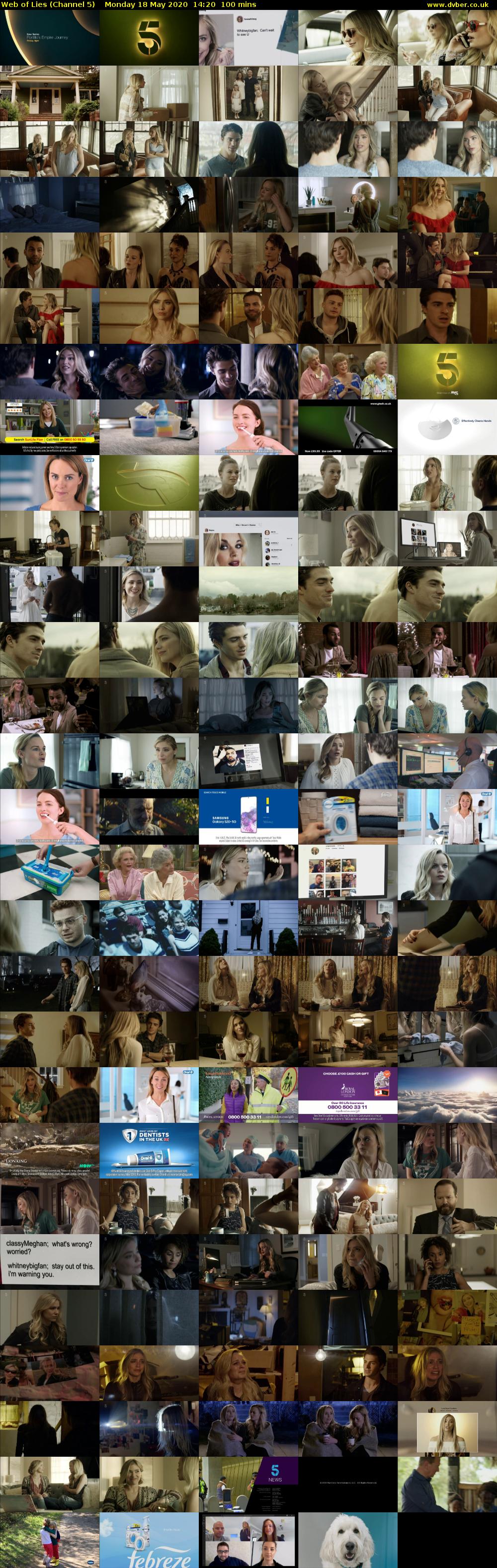 Web of Lies (Channel 5) Monday 18 May 2020 14:20 - 16:00