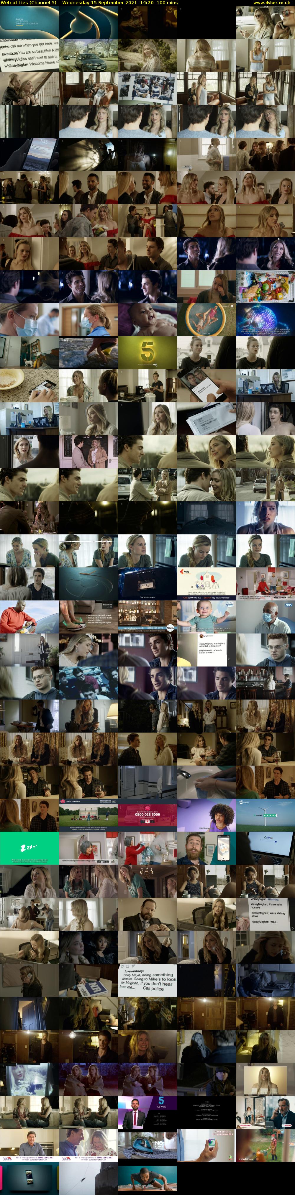 Web of Lies (Channel 5) Wednesday 15 September 2021 14:20 - 16:00